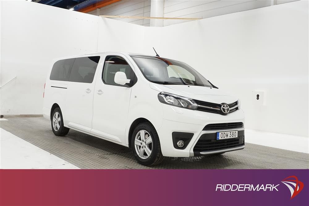 Toyota Proace Verso 1.6D Eu6 X-Lång PDC 9 Sits Drag Moms