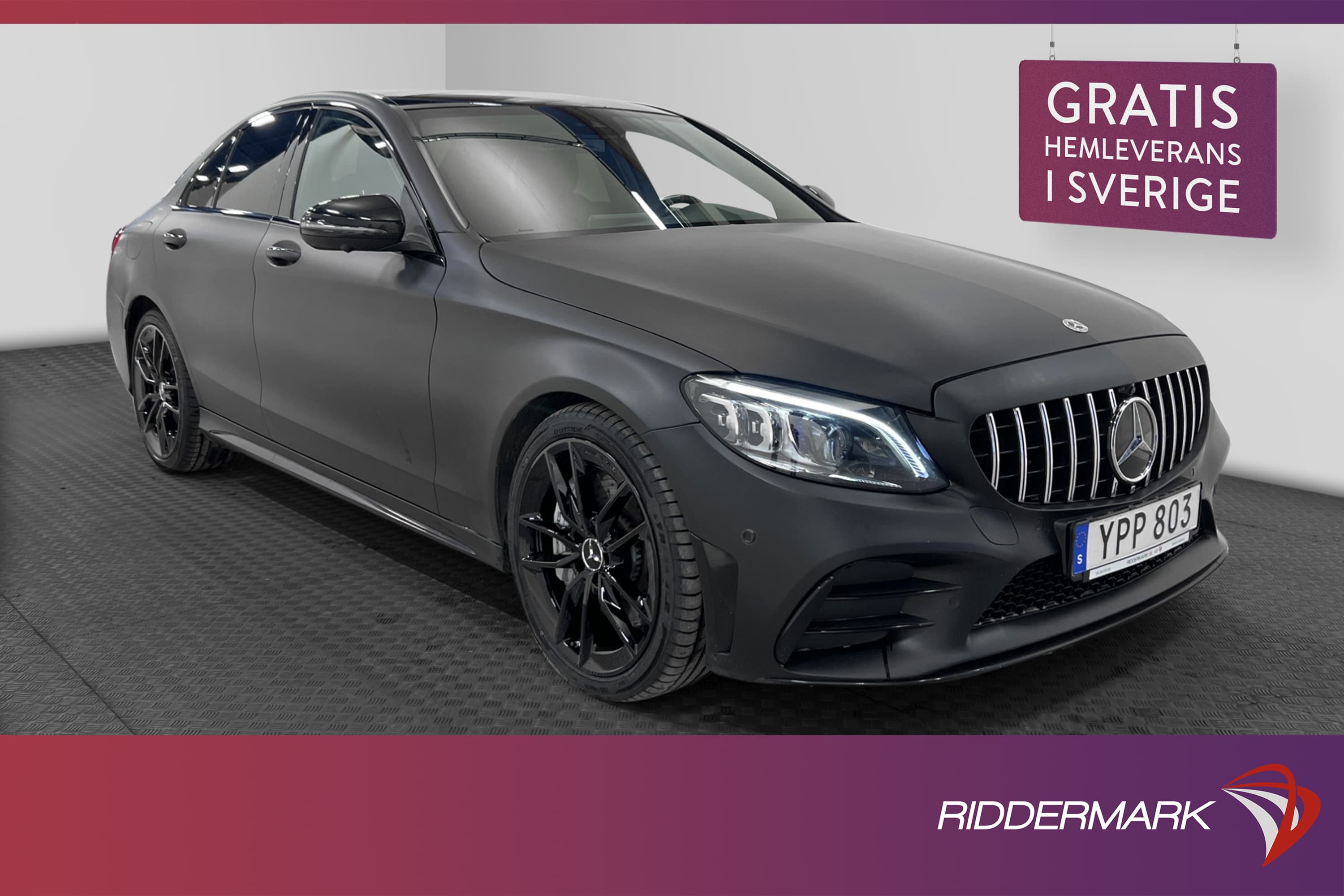 Mercedes-Benz AMG C 43 4M 390hk Pano Cockpit Värm Burmester