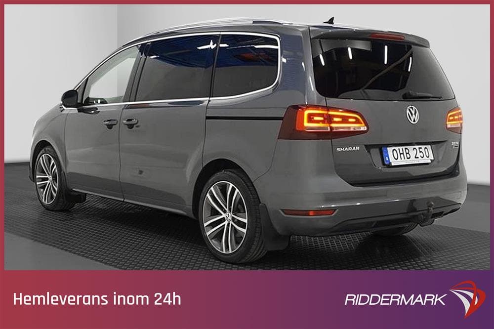 Volkswagen Sharan 184hk 4M 7-Sits Värmare B-Kameraexteriör