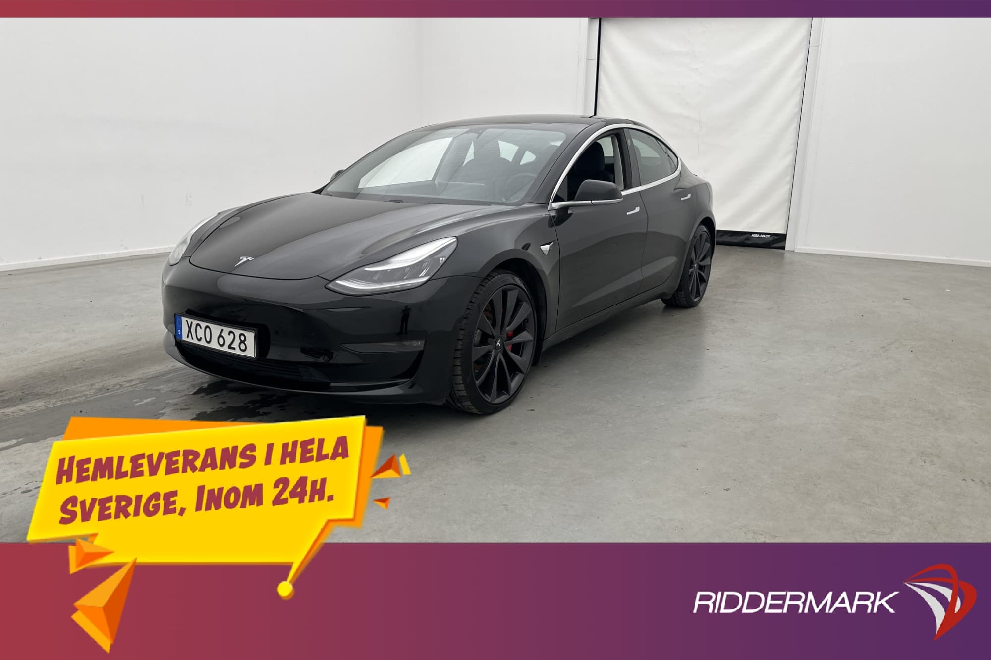 Tesla Model 3 Performance AWD Autopilot Svensksåld