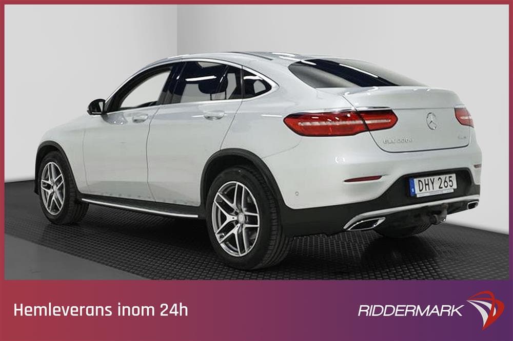 Mercedes GLC 220 d 4M Coupé AMG D-Värm Drag Burmester 360° exteriör
