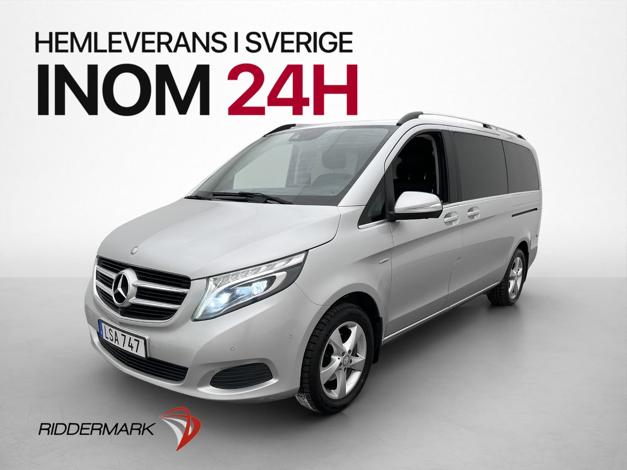 Mercedes-Benz V 220 d Avantgarde Värm Kamera Dragkrok Skinn