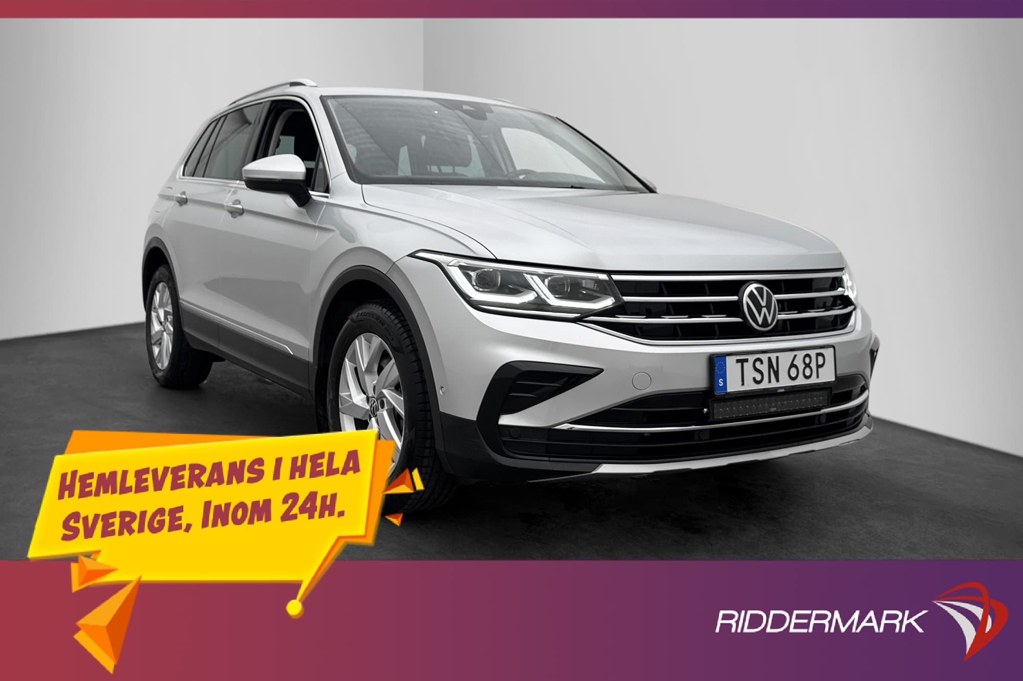 Volkswagen Tiguan eHybrid Cockpit Kamera Drag MOMS 1-Ägare