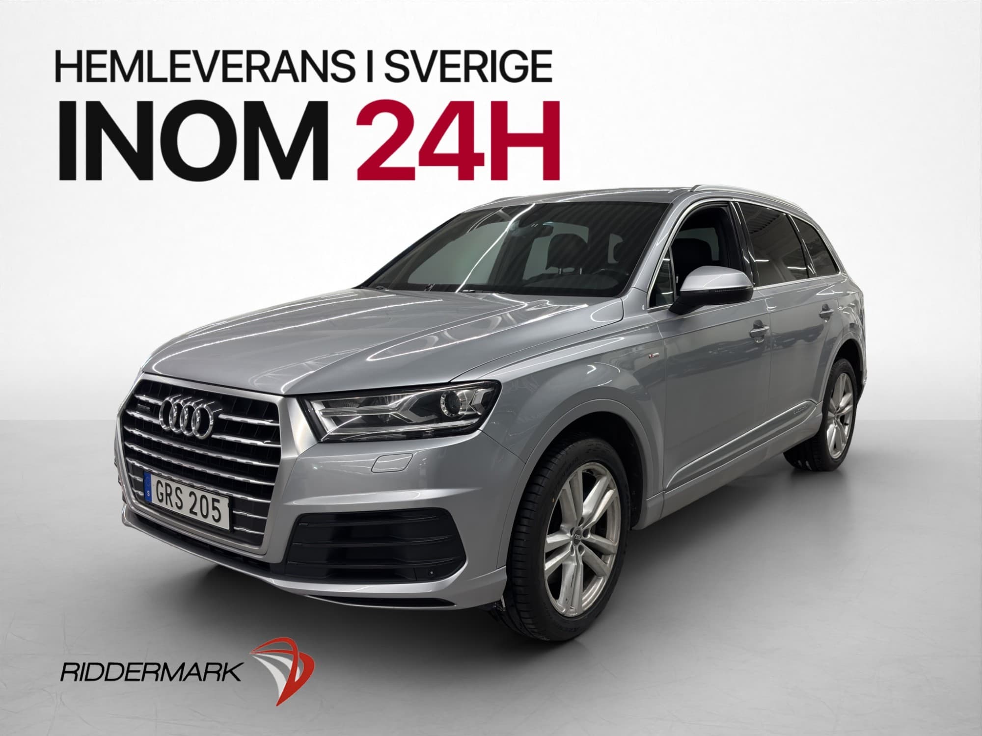 Audi Q7 TDI Q 272hk S-Line 7 Sits Värmare Bose Navi Cockpit