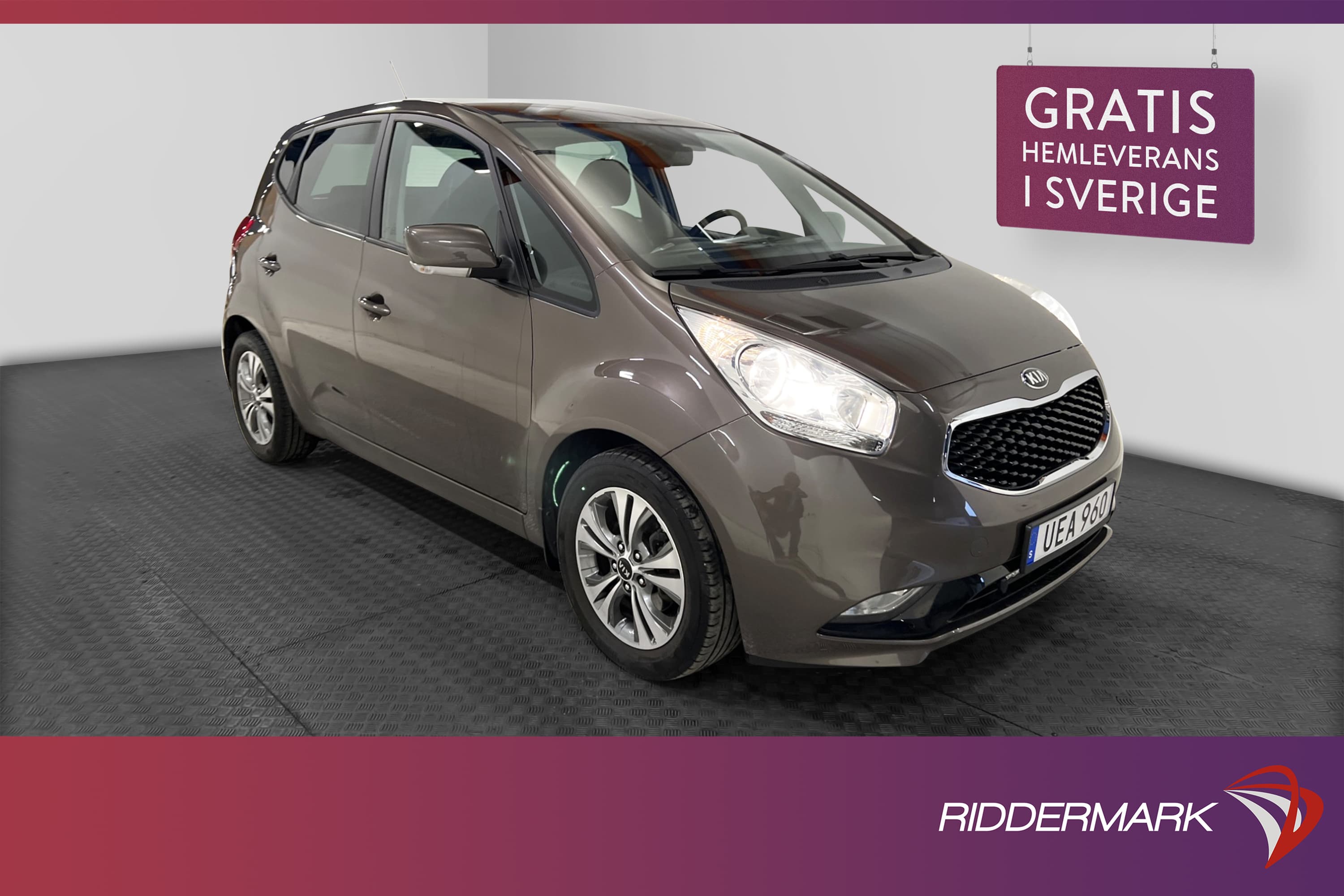 Kia Venga 1.4 CRDi 90hk Komfort Värmare Sensorer Välservad