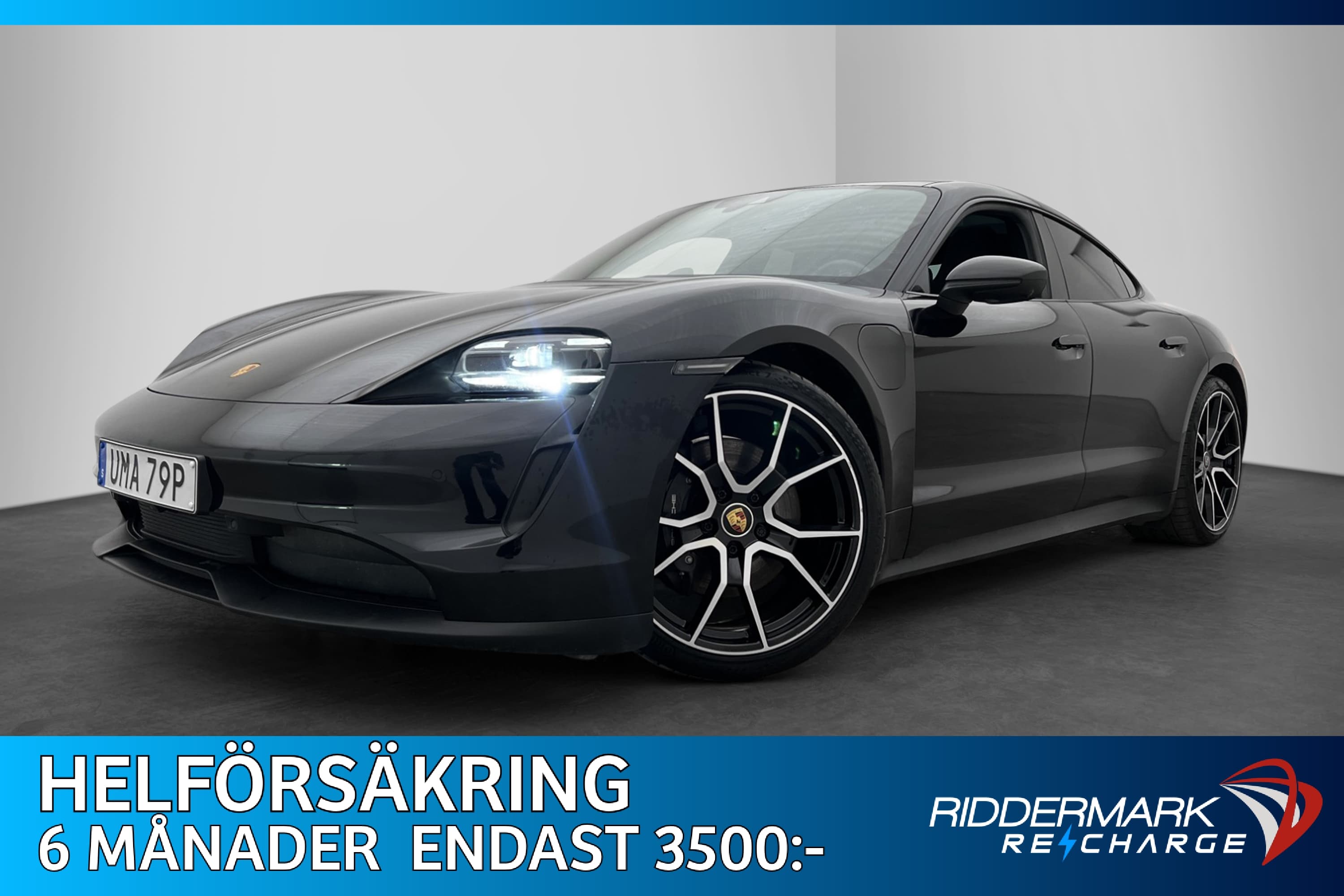 Porsche Taycan DD 381hk Sport Chrono Värmare Pano PDLS 360°