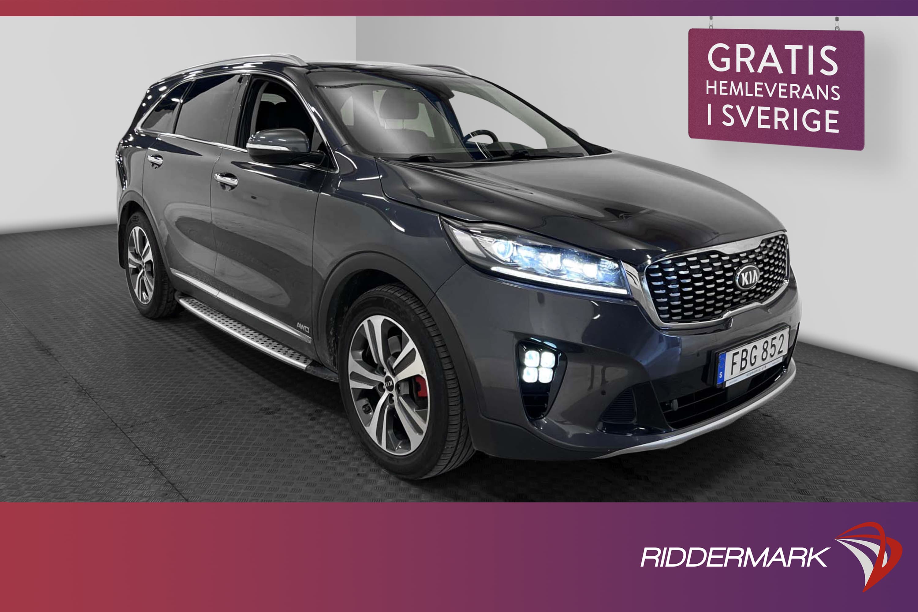 Kia Sorento 2.2 CRDi AWD GT-Line 7-Sits Pano Skinn Navi Drag