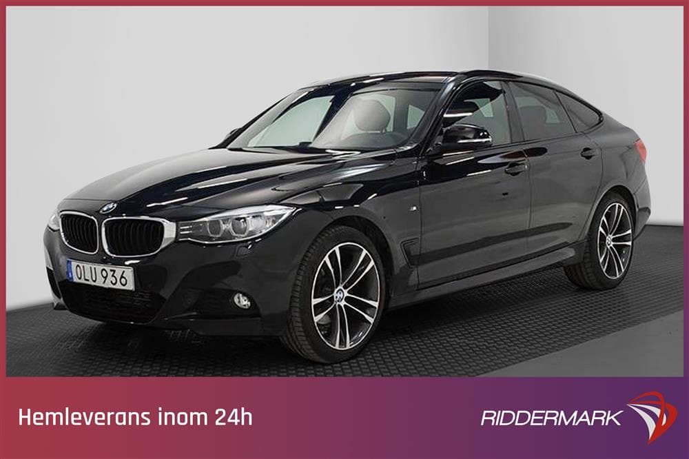 BMW 320d GT xDrive 184hk M-Sport Navi B-kam Hi-Fi 0,51l/milexteriör