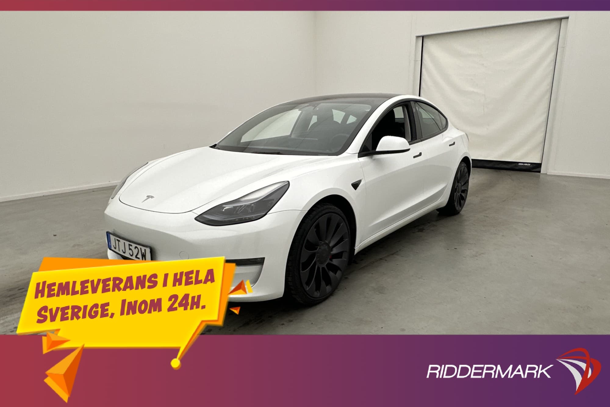 Tesla Model 3 Performance AWD Autopilot Svensksåld