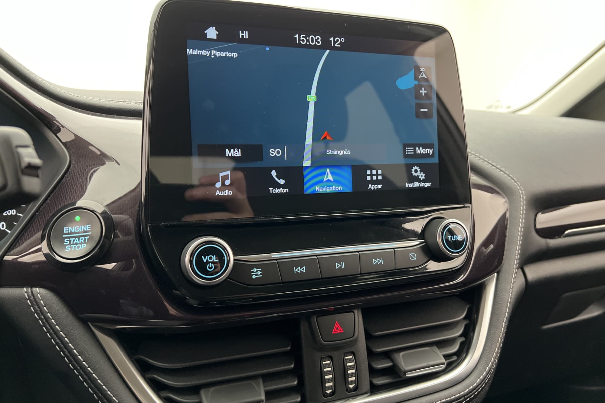 Ford Fiesta 100hk Vignale B&O Kamera Navi Rattvärm Drag