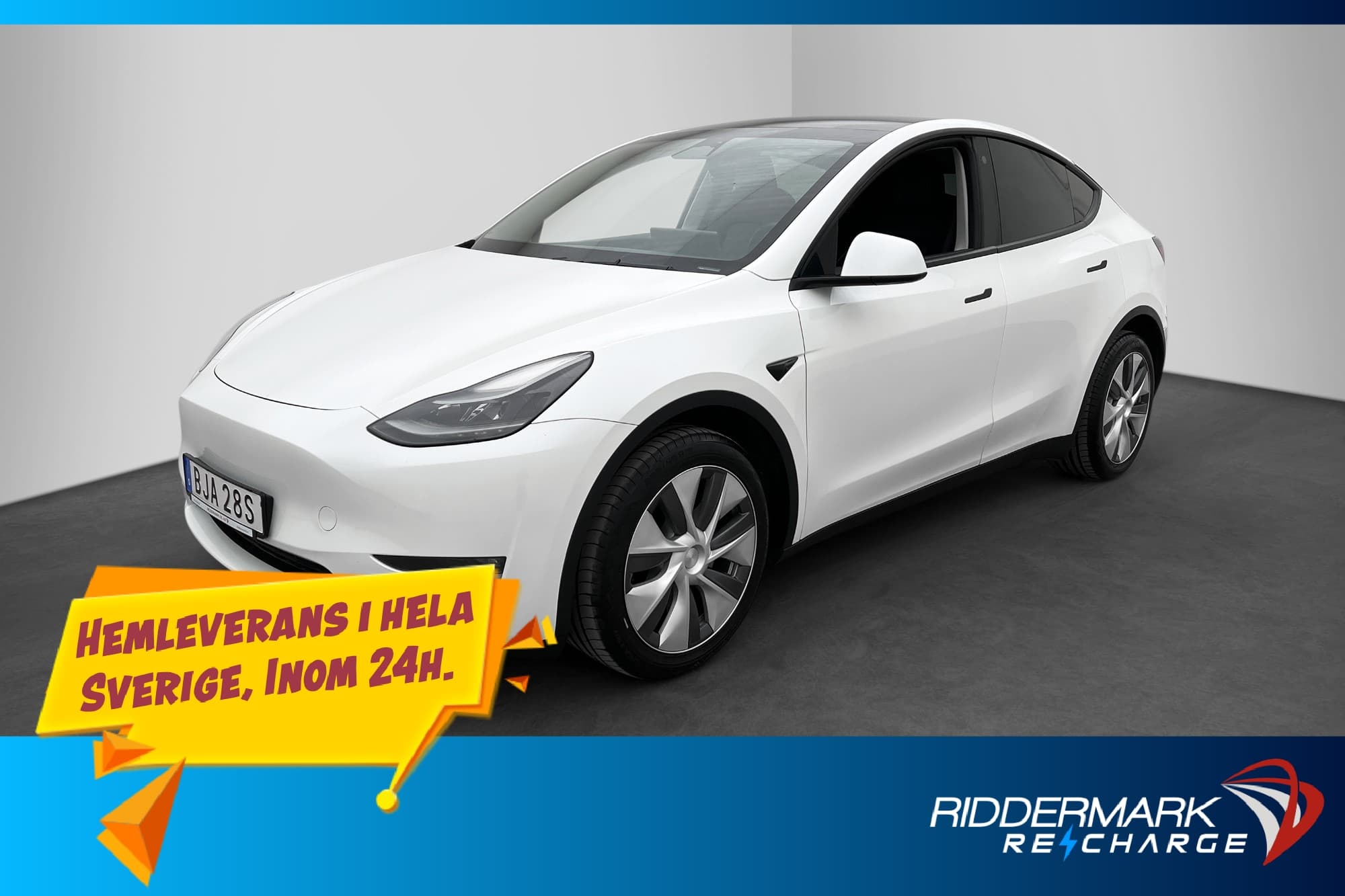 Tesla Model Y Long Range AWD Autopilot Drag Svensksåld