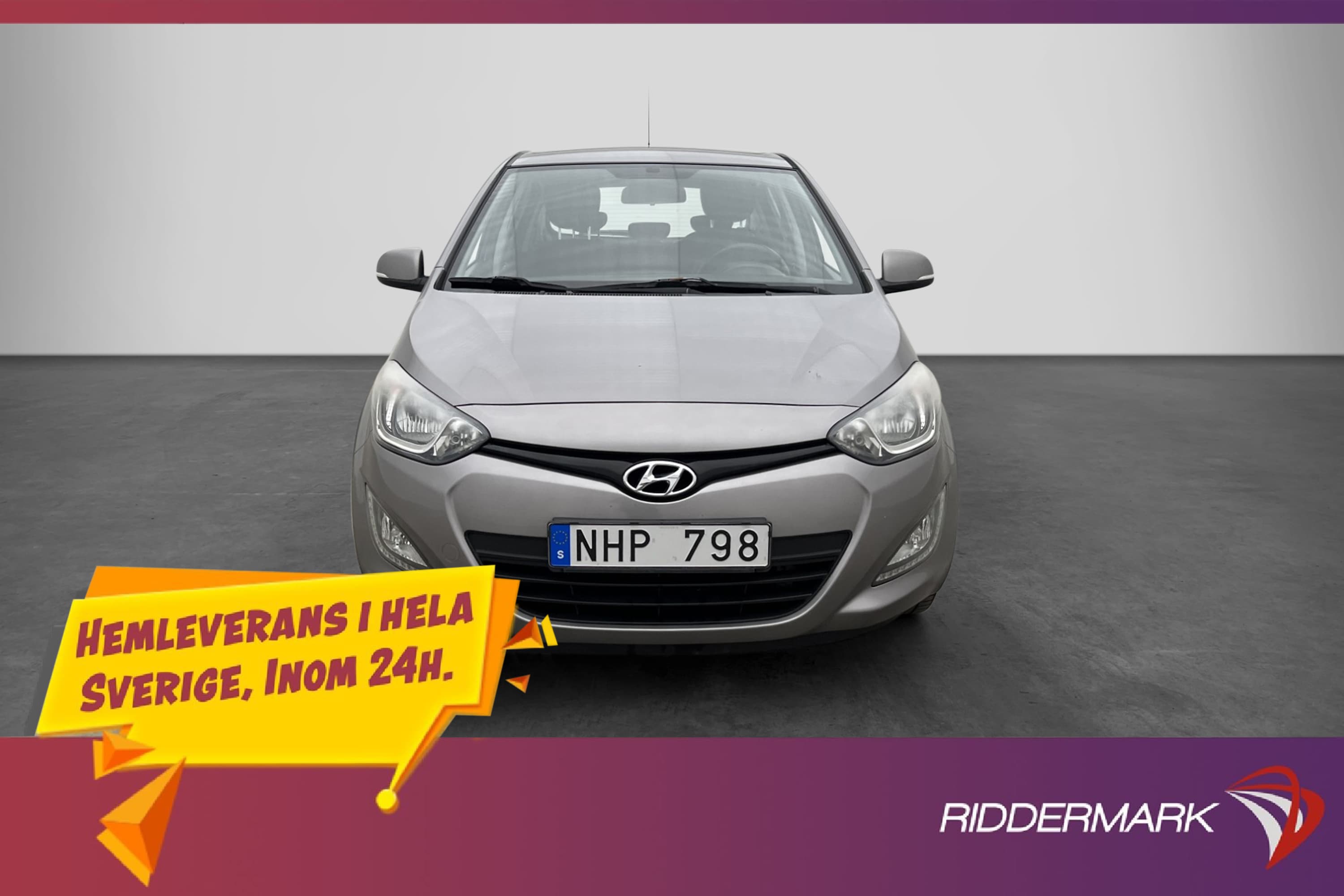Hyundai i20 1.2 Manuell 84hk Premium Farthållare