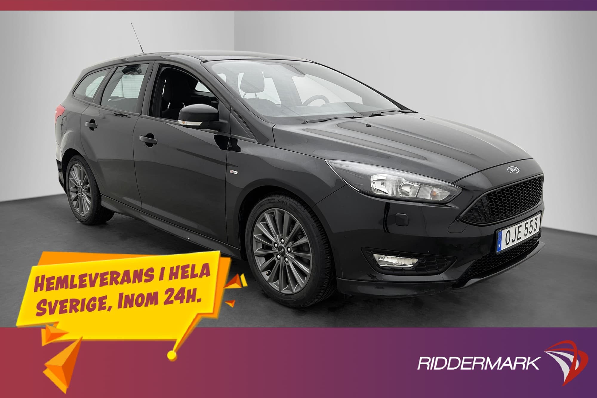 Ford Focus 1.0 EcoBoost 125hk ST-Line Keyless Sensorer WiFi