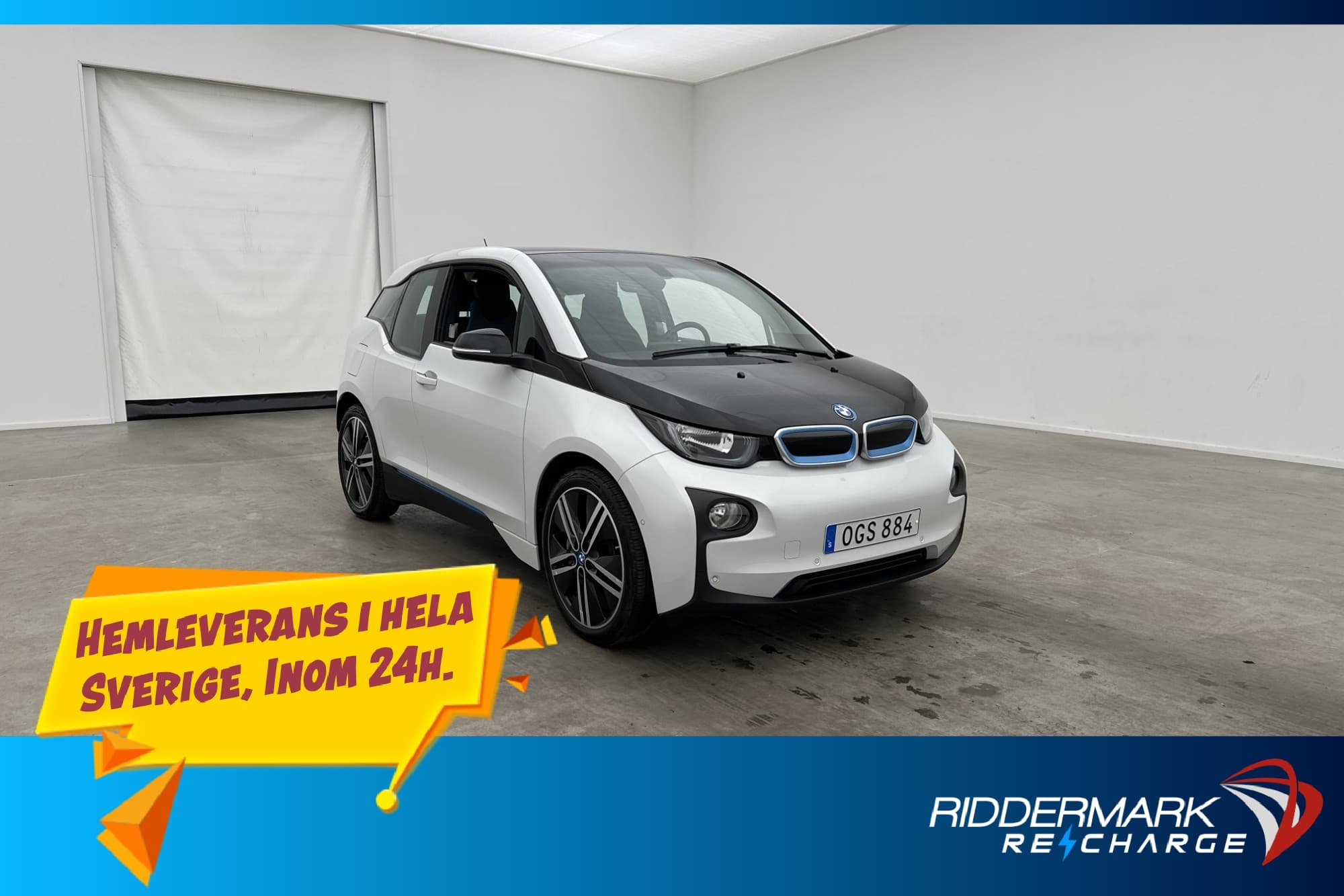 BMW i3 94 Ah 170hk Comfort Advanced Värmare CCS Navi Kamera