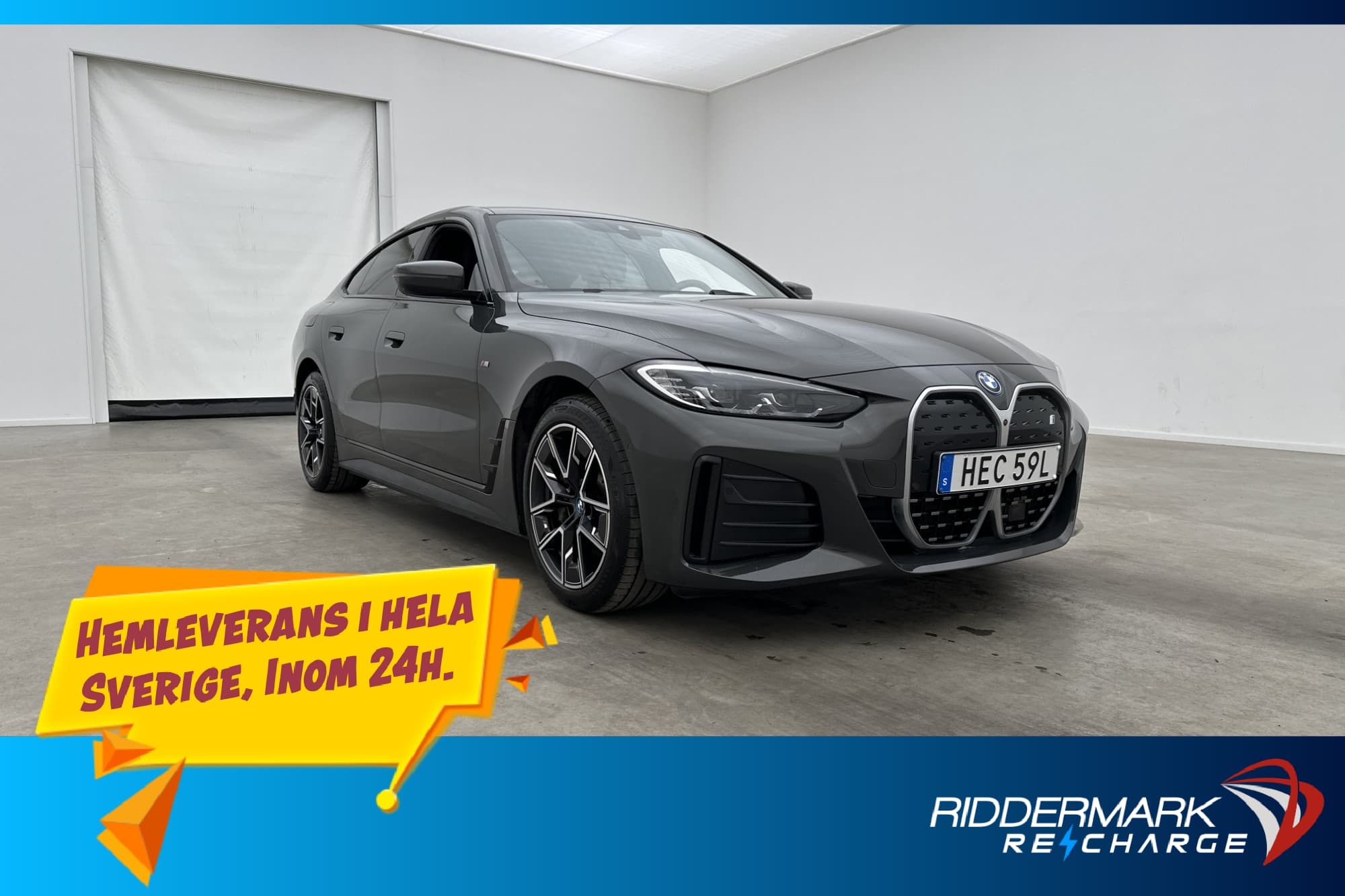 BMW i4 eDrive40 Gran Coupé M Sport Dragkrok 360 CarPlay MOMS
