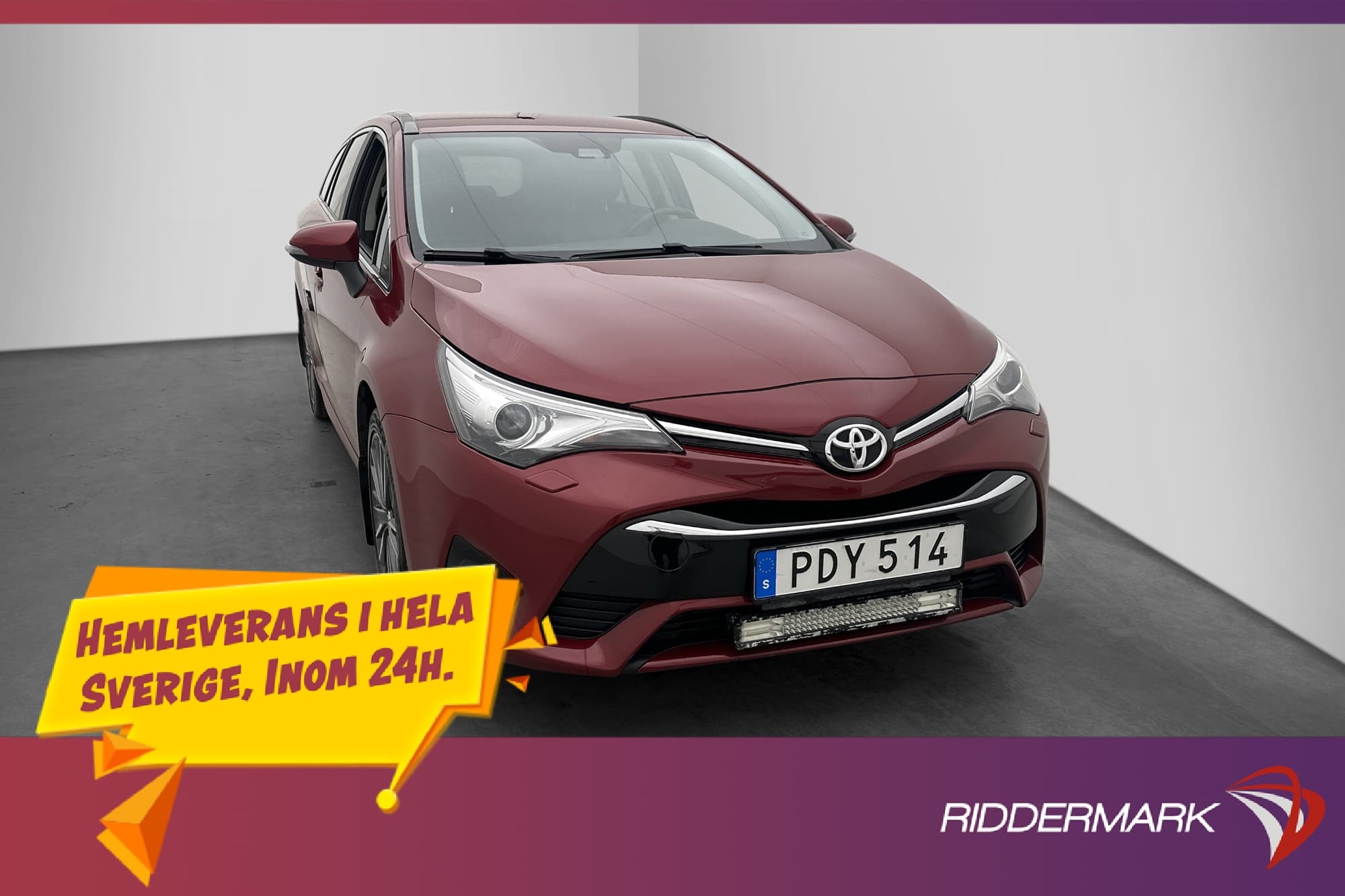 Toyota Avensis Kombi 1.8 147hk Active Plus Kamera Drag Läder