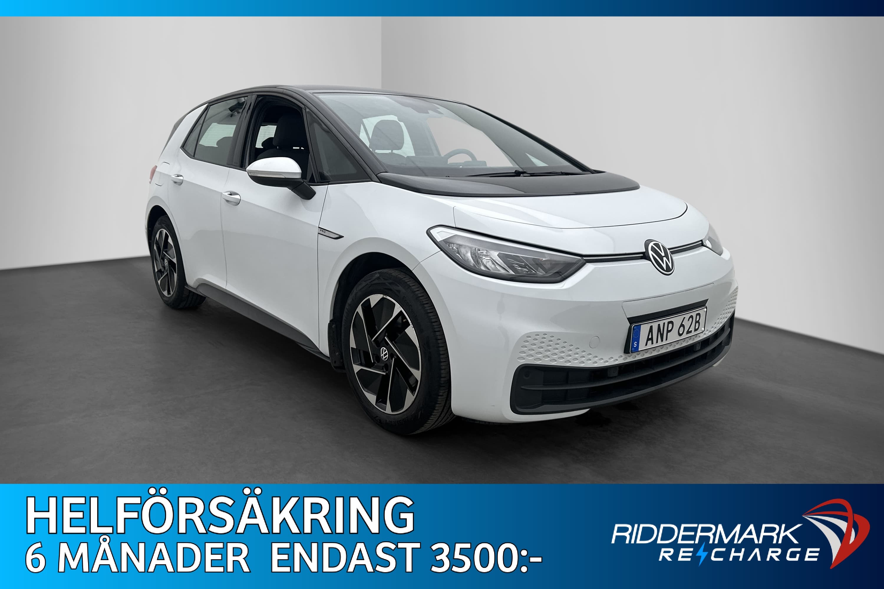 Volkswagen ID.3 Pro Performance Värmare Navi CarPlay MOMS