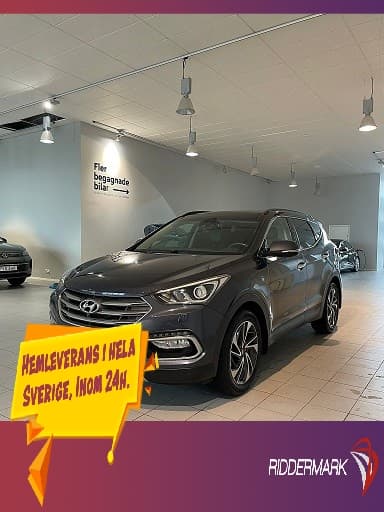 Hyundai Santa Fe 2.2 4WD 200hk Premium Plus Pano Skinn Drag