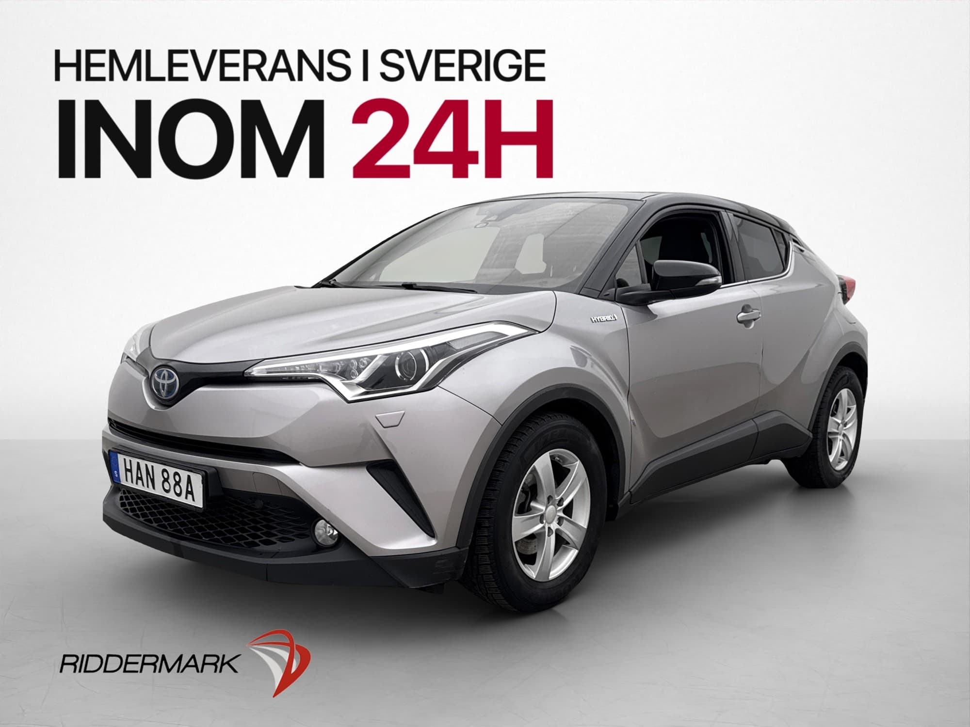 Toyota C-HR Hybrid 122hk X-Edition JBL Kamera Skinn Rattvärm