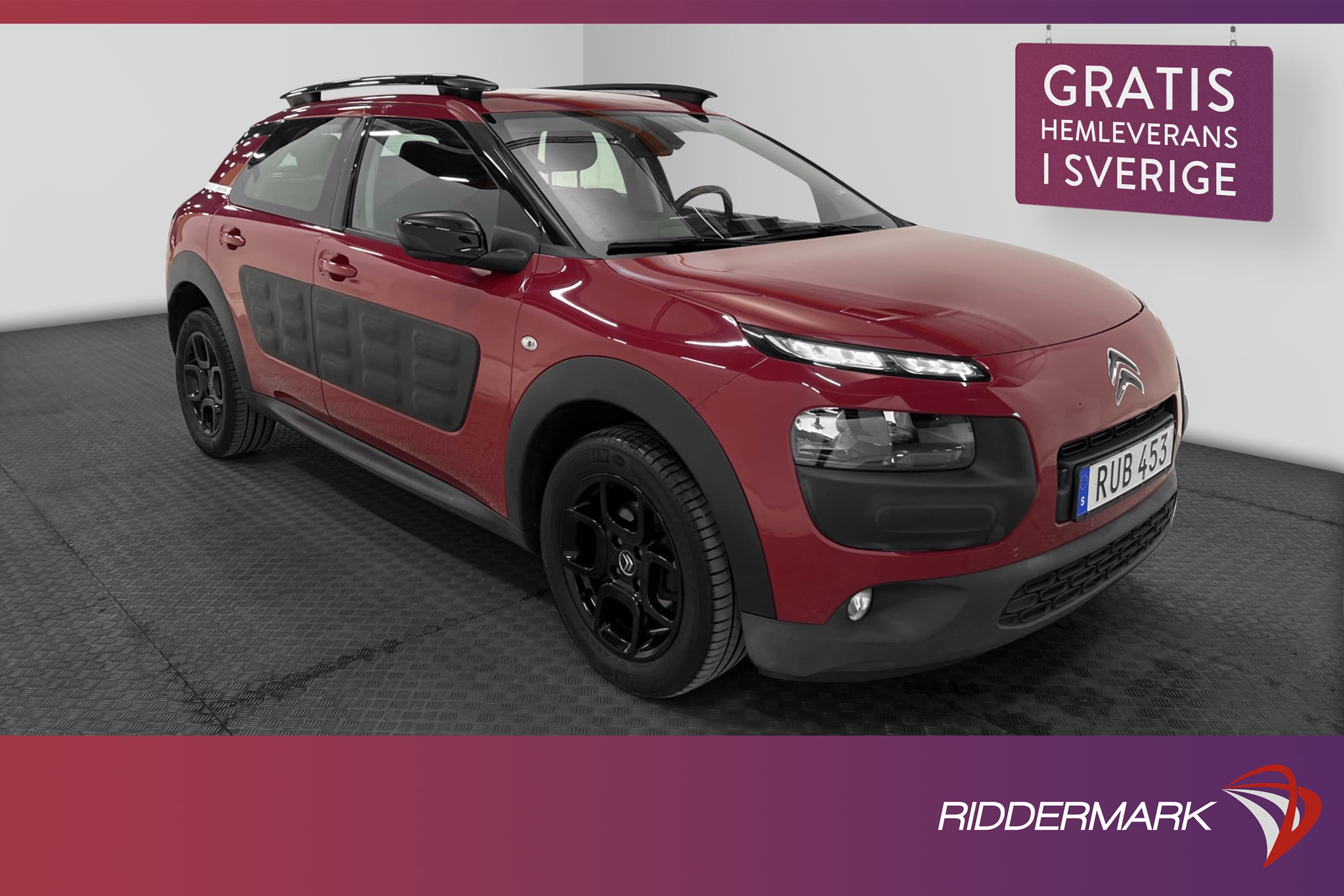 Citroën C4 Cactus 1.2 82hk Happy Värmare Sensorer Välservad