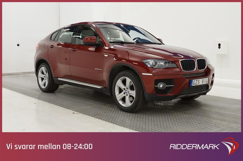 BMW X6 30d E71 235hk Skinn HuD T-lucka B-kam Drag Nyservadexteriör