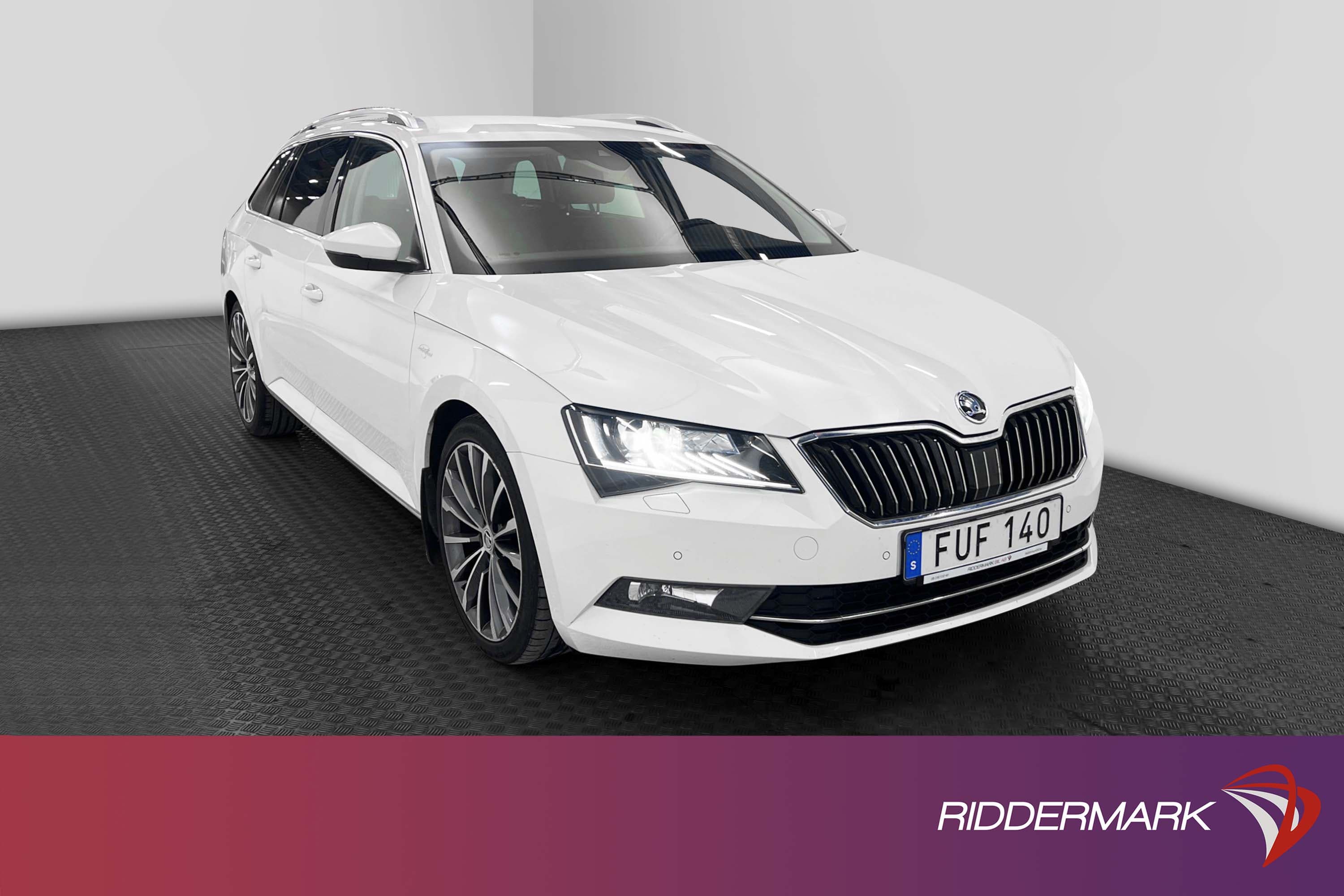 Skoda Superb Kombi 2.0 TDi 190hk L&K Värmare Canton Drag