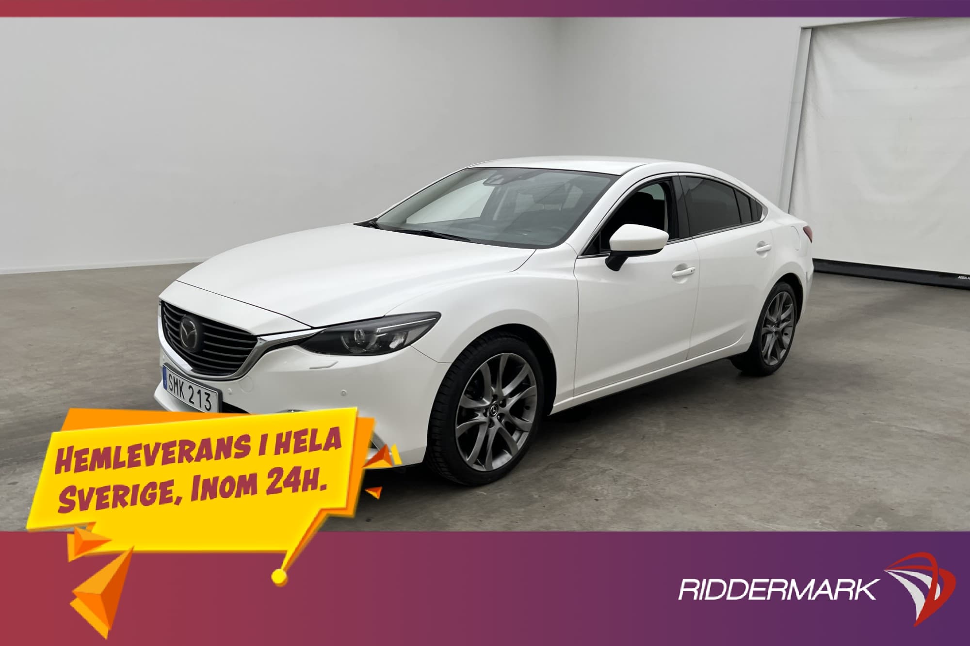 Mazda 6 Sedan 2.2 SKYACTIV-D 175hk Skinn HuD Kamera Keyless