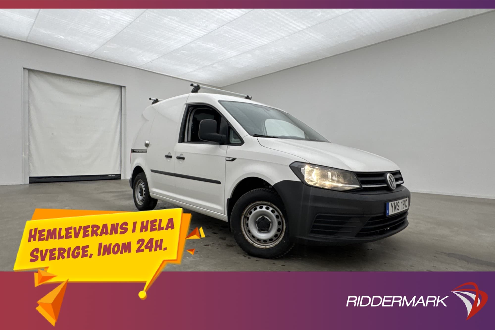 Volkswagen Caddy 2.0TDI Värmare Dragkrok Takräcke V-inredd