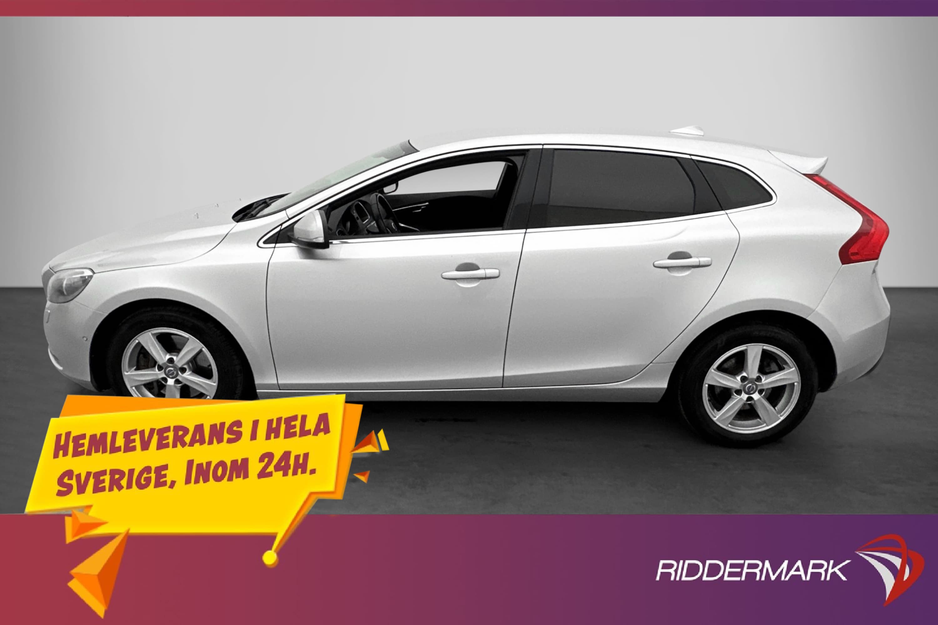 Volvo V40 D4 Momentum VOC Värmare Sensorer Navi Kamrem-Bytt