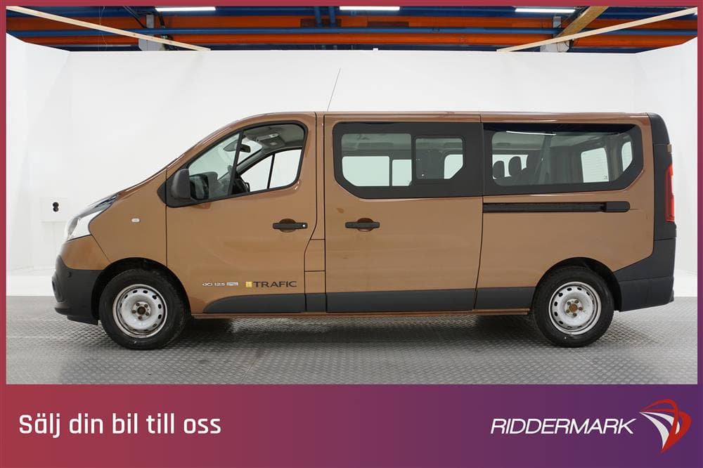 Renault Trafic 1.6 dCi 125hk 9sits Lång Drag Värmare