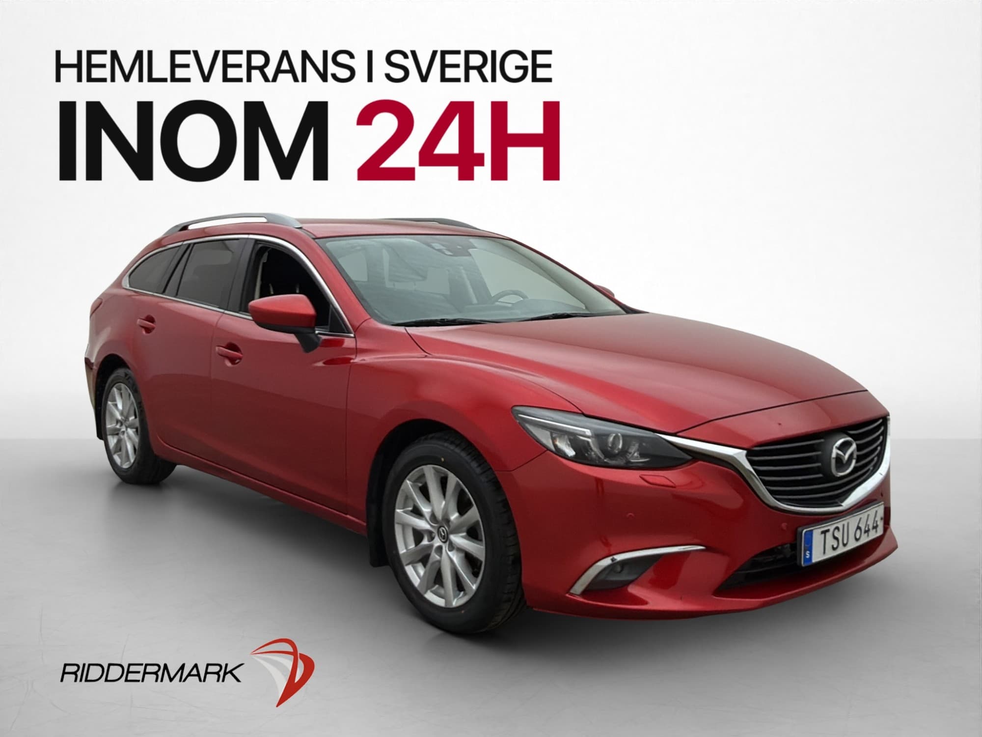 Mazda 6 Wagon 2.2 AWD Drag Navi Värmare Isofix Nyservad
