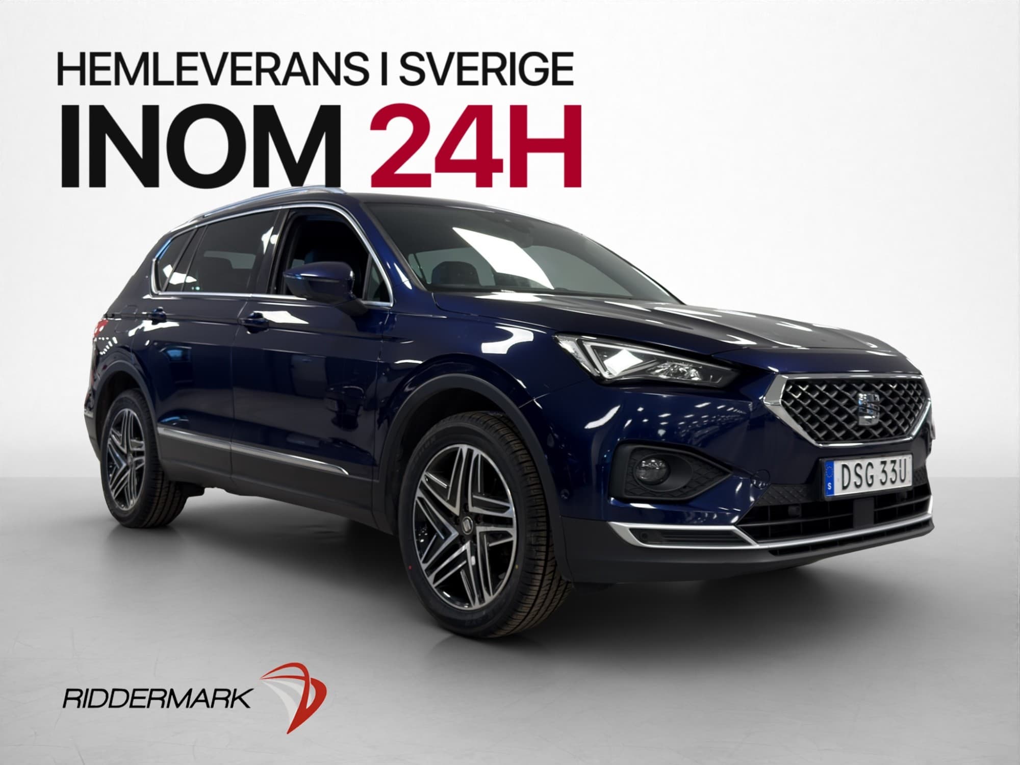 SEAT Tarraco 190hk 4D Xcellence 7-Sits Cockpit Värmare Drag