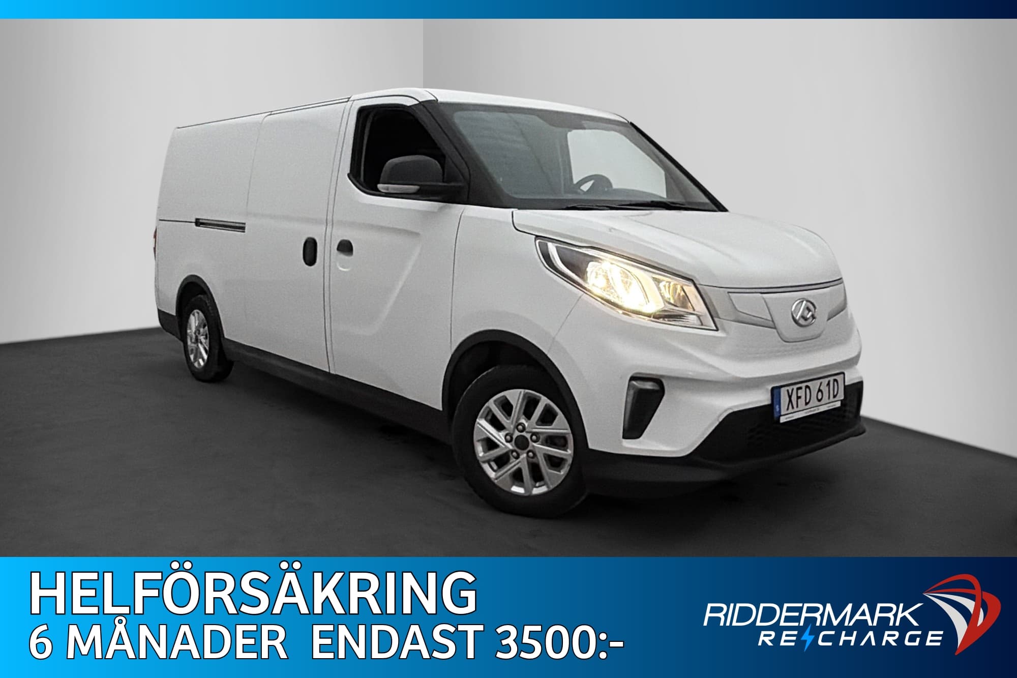 Maxus e-Deliver 3 LWB 50.2 kWh 120hk B-Kamera CARPLAY Moms