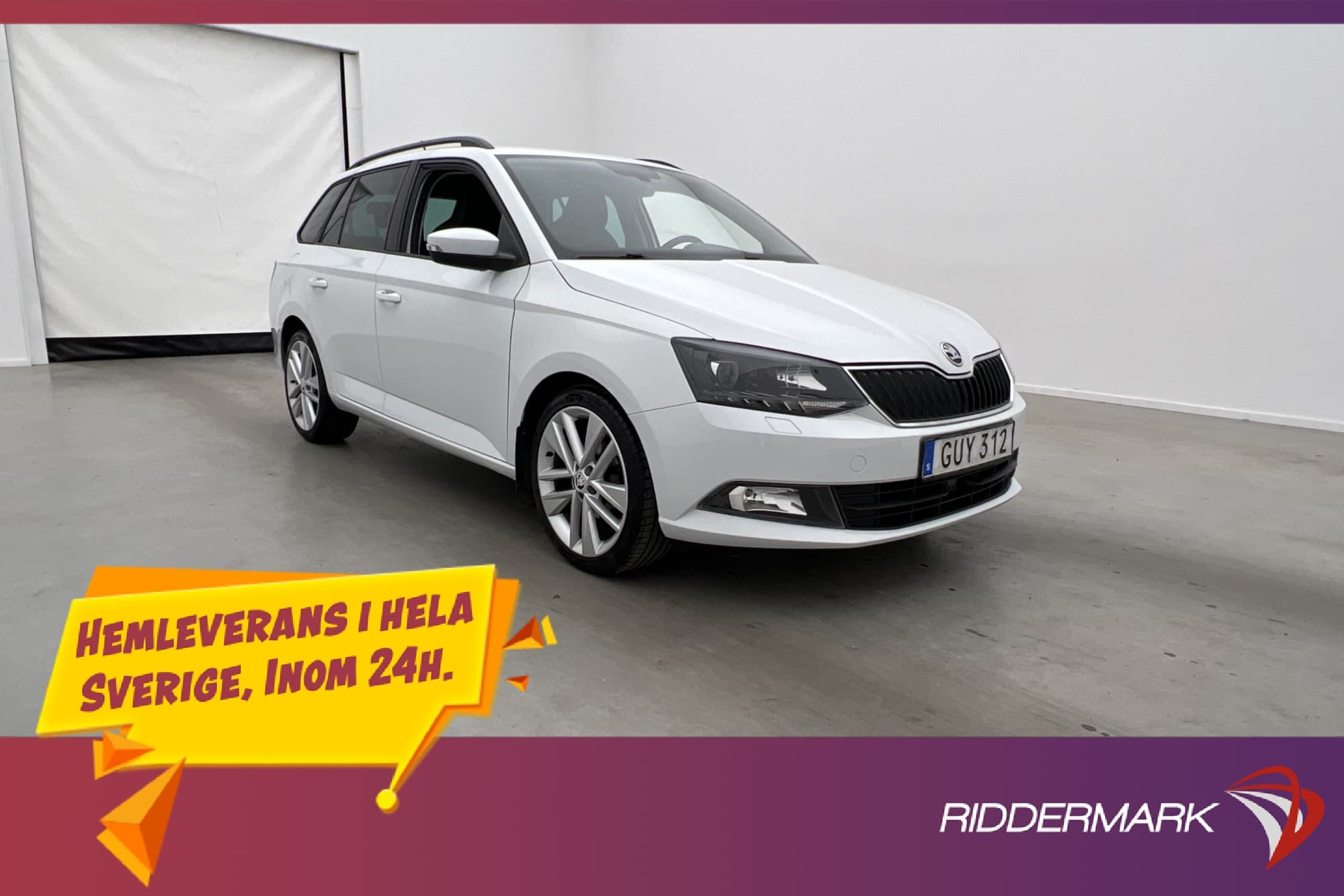 Skoda Fabia Kombi 1.2 TSI 90hk Style Låg Skatt Få Brukare