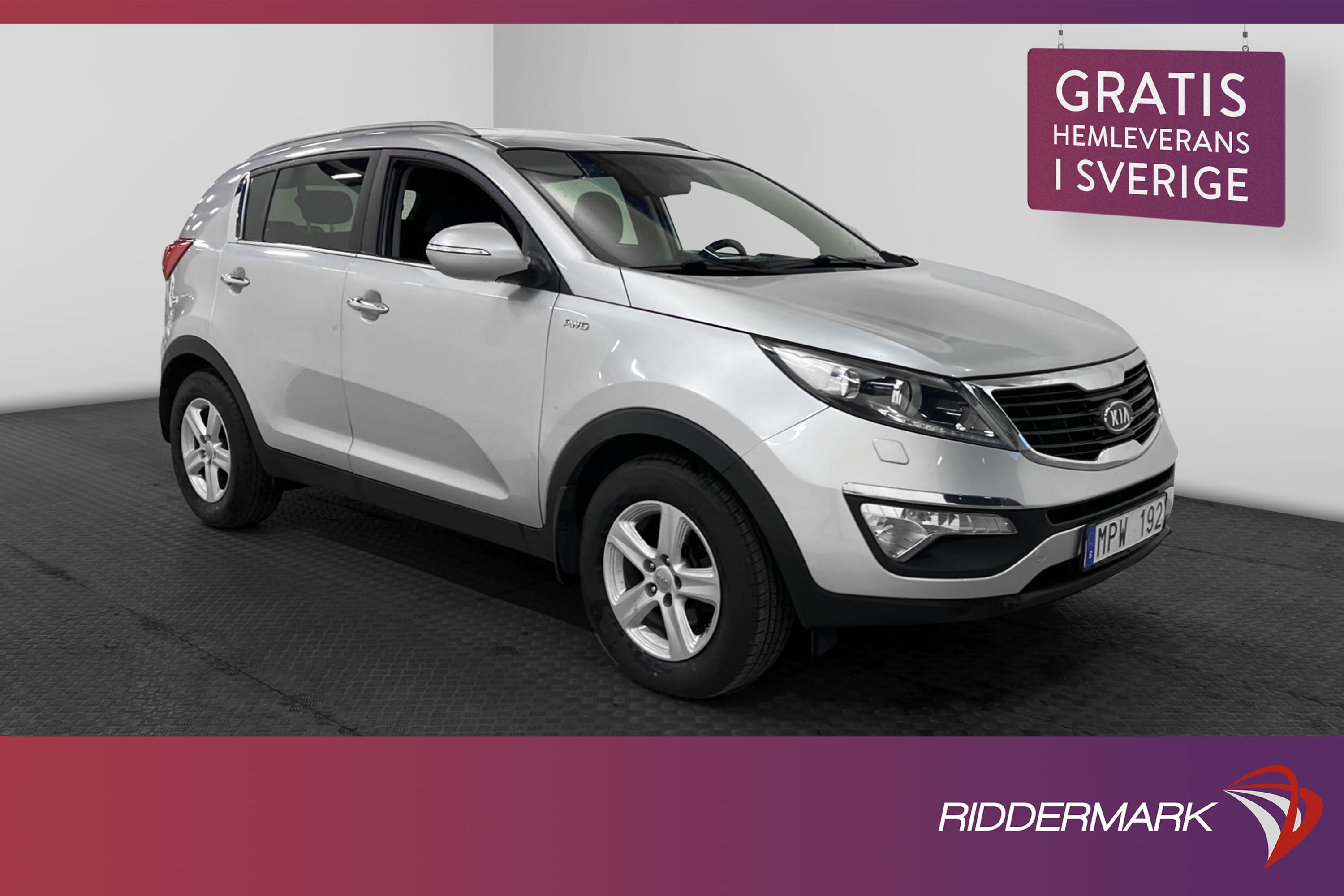 Kia Sportage 2.0 CRDi AWD 136hk Sensorer 0,57l/mil