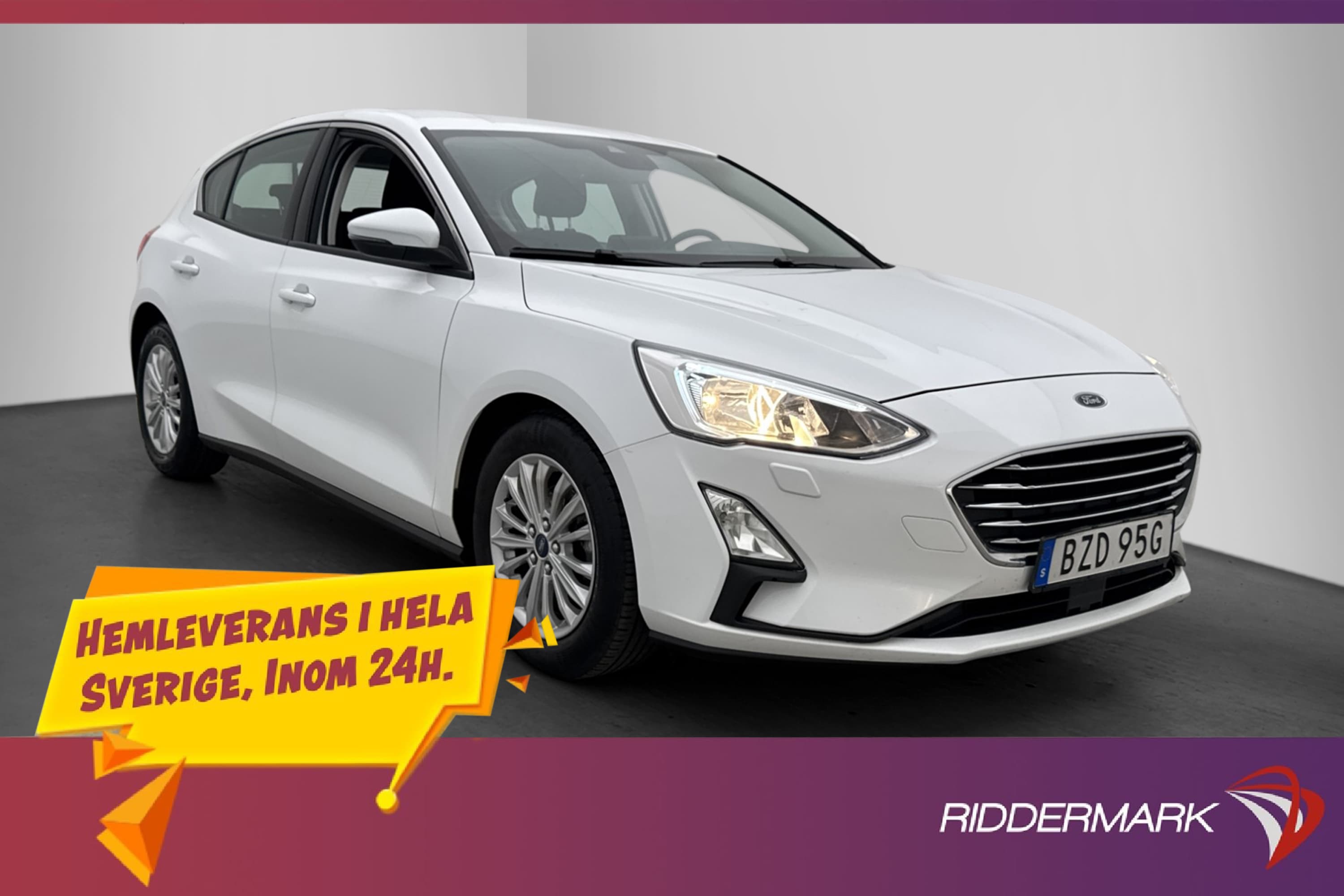 Ford Focus 1.0 EcoBoost 125hk Titanium Kamera Adaptiv-farth