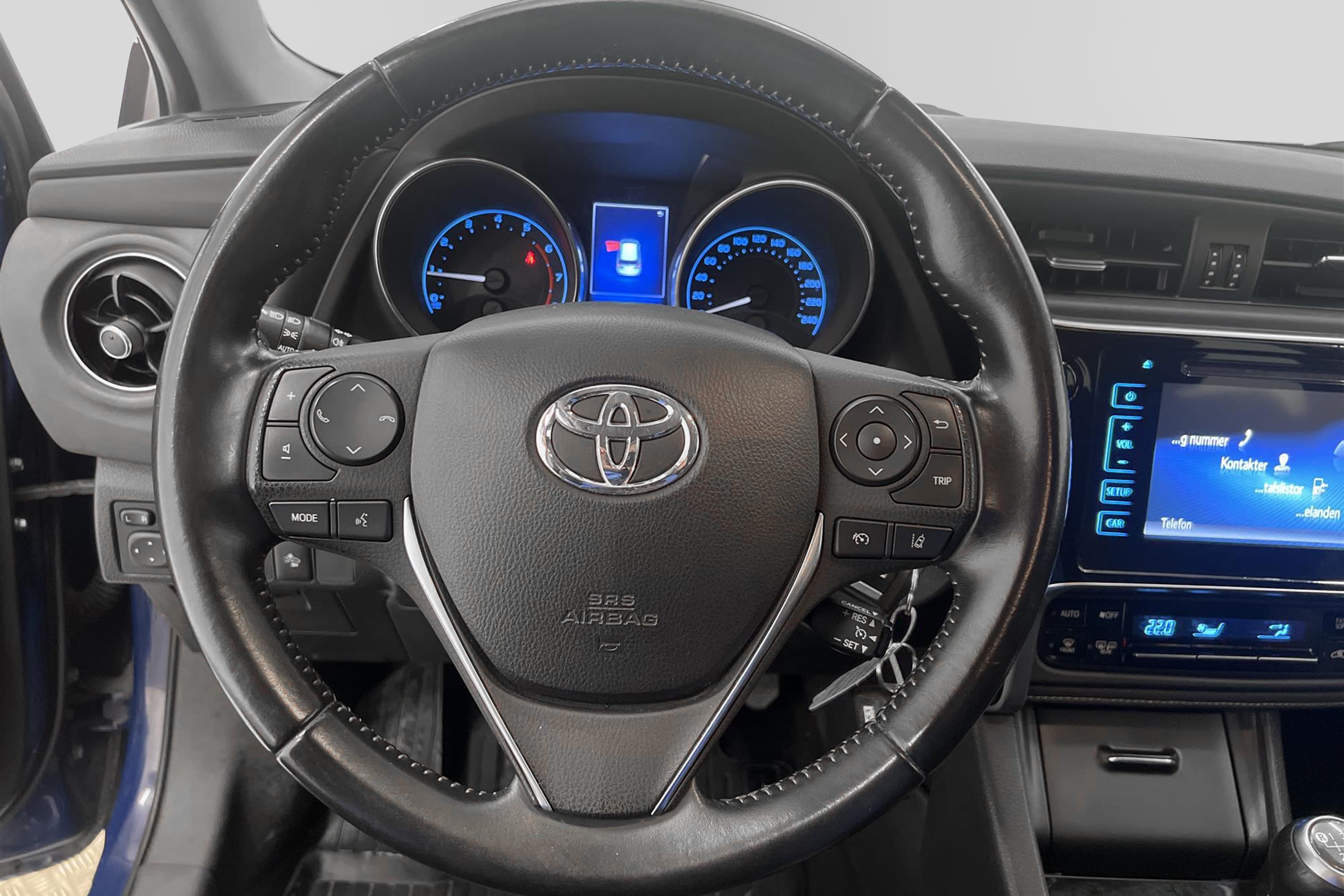 Toyota Auris 1.2 Turbo 116hk B-Kamera  822kr Skatt 0,49L/mil
