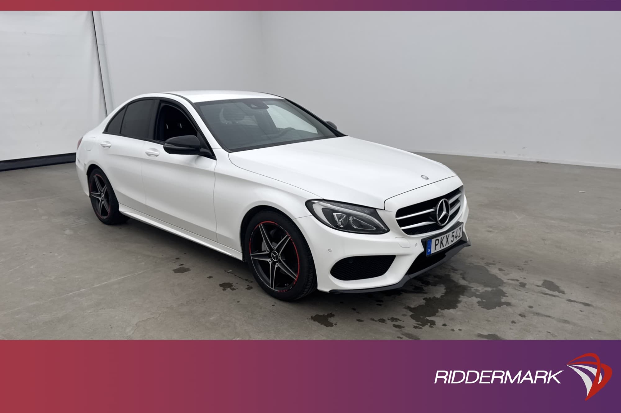 Mercedes-Benz C 220 d 170hk AMG Burmester Navi Skinn Drag