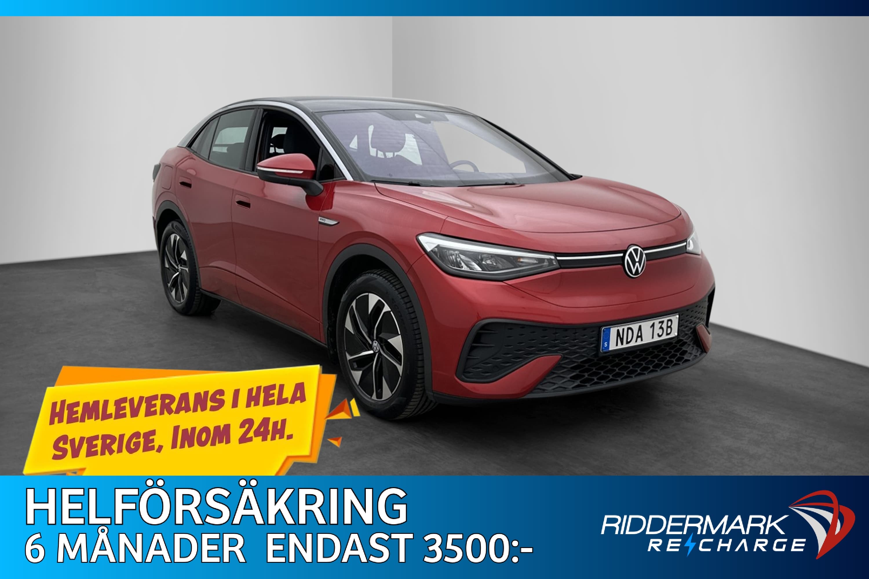 Volkswagen ID.5 Pro Performance Värmare Dragkrok CarPlay