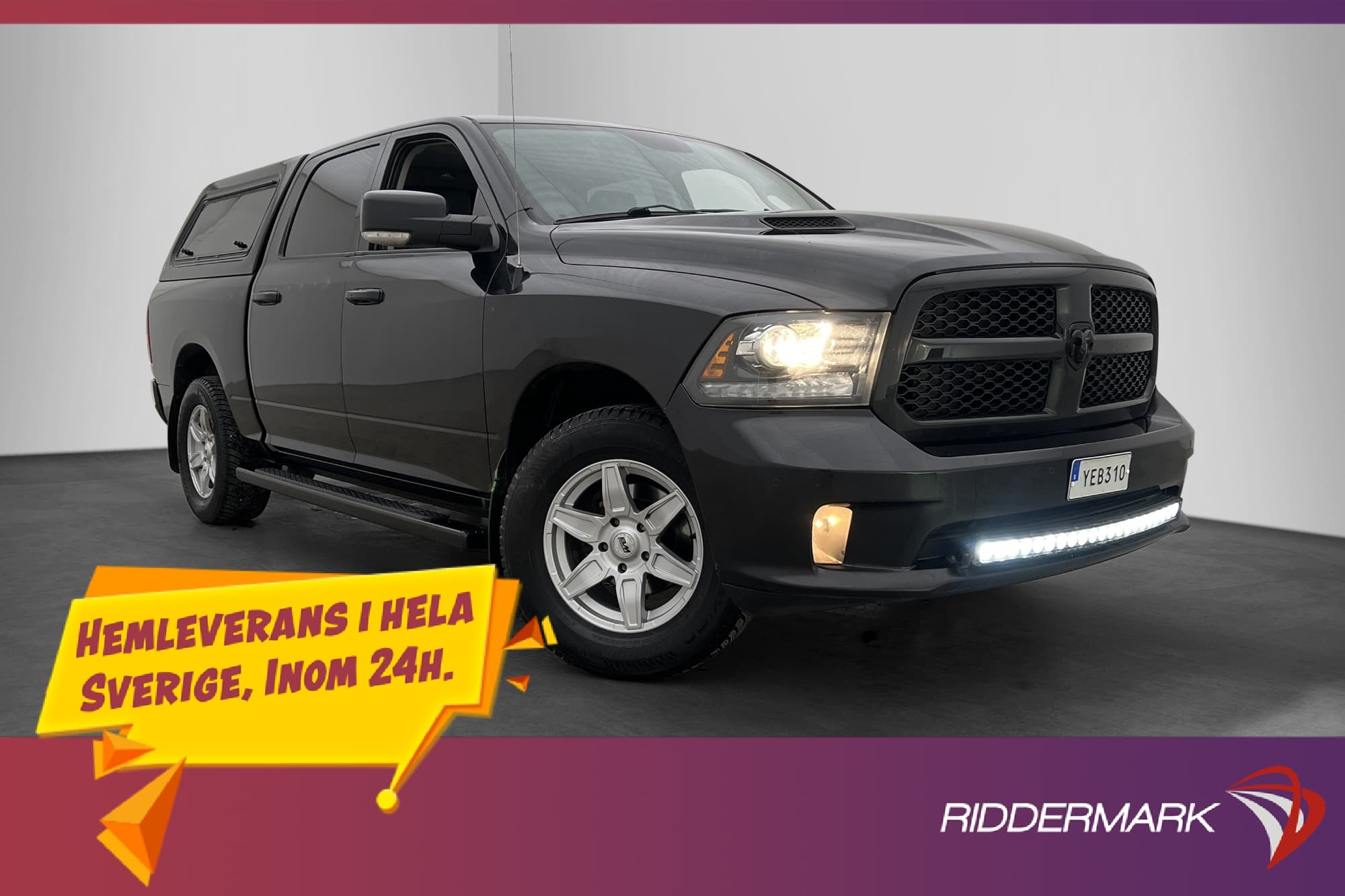 Dodge RAM Sport Black Edt V8 4x4 Drag Alpine Skinn Kåpa Moms