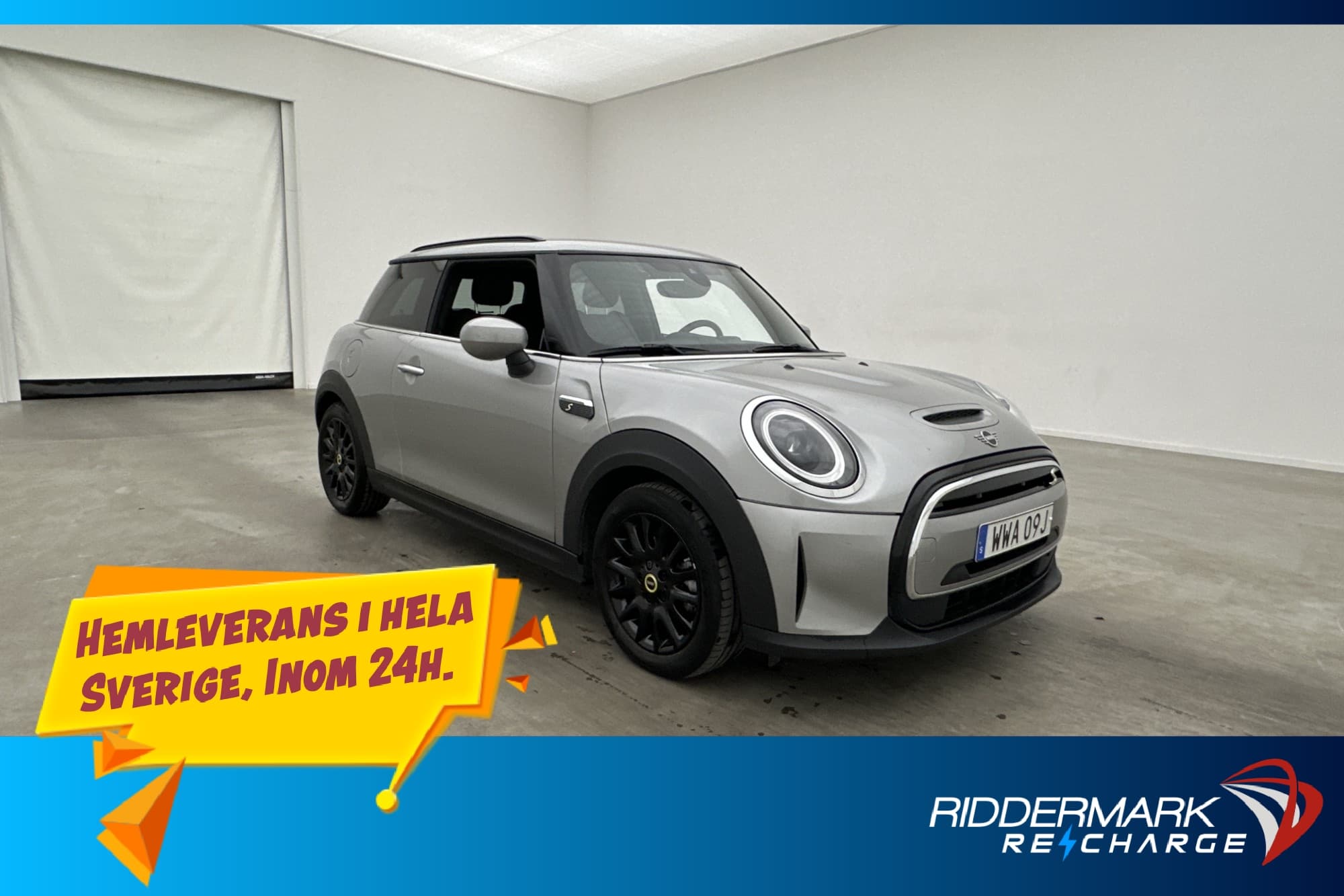MINI Cooper SE 184hk Skinn/Alcantara Värmepump Navi Sensorer