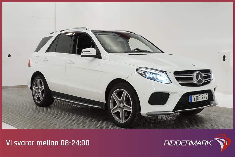 Mercedes-Benz GLE 350d 4M 258hk AMG Pano Luftfjäd 360° Drag