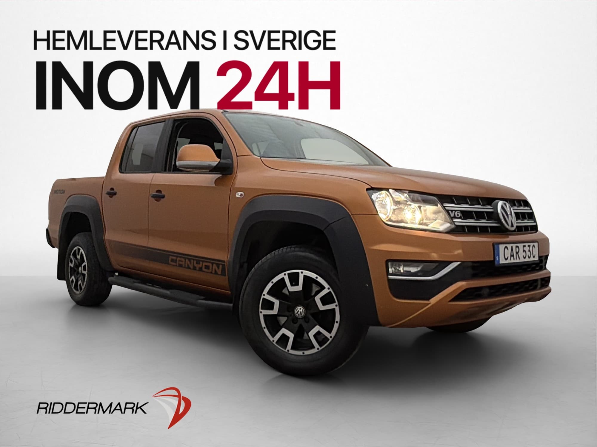 Volkswagen Amarok Canyon 3.0 V6 4M Värmare Drag CARPLAY Moms