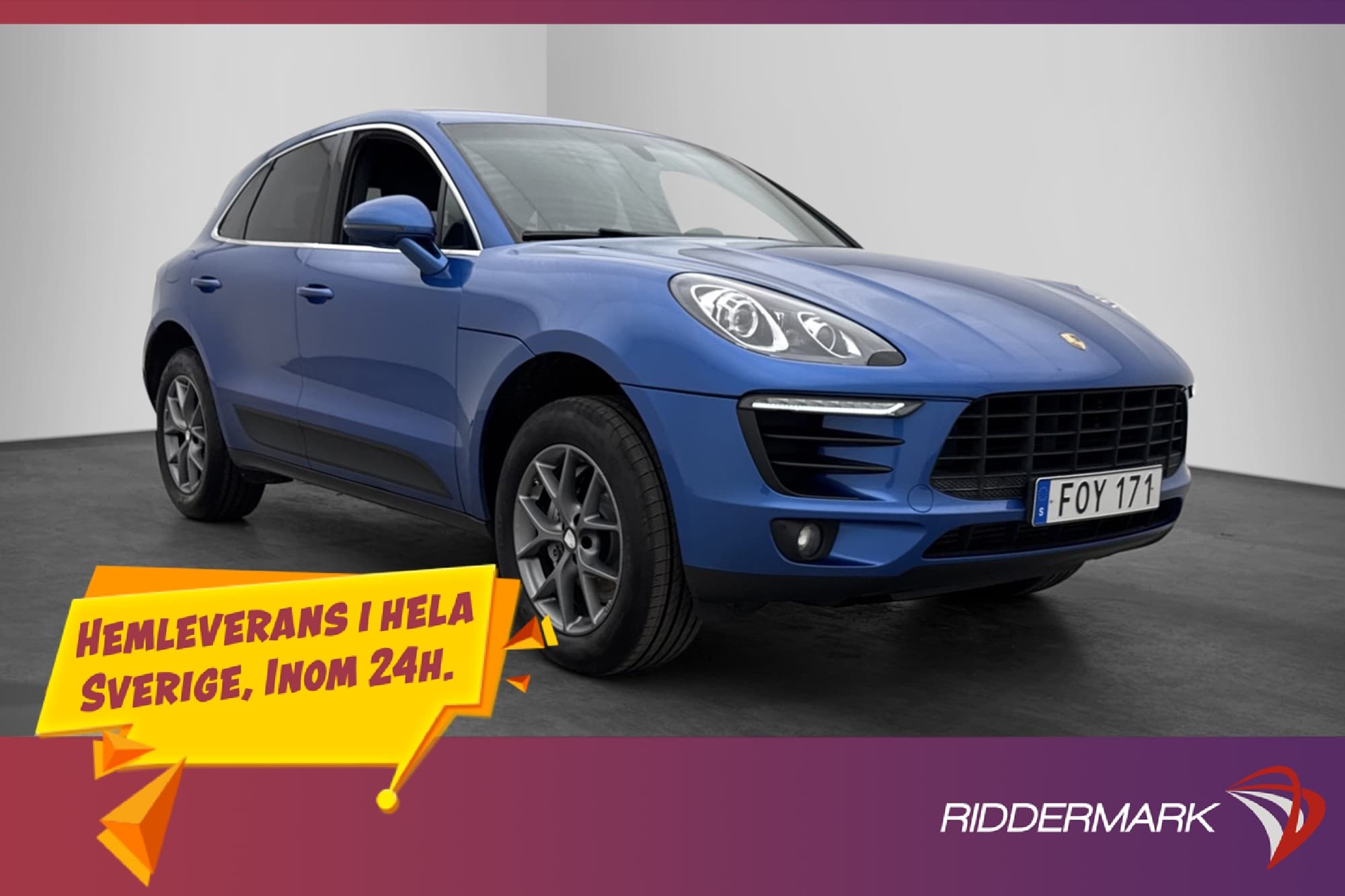 Porsche Macan Diesel PDK 258hk Kamera Navi Skinn Dragkrok