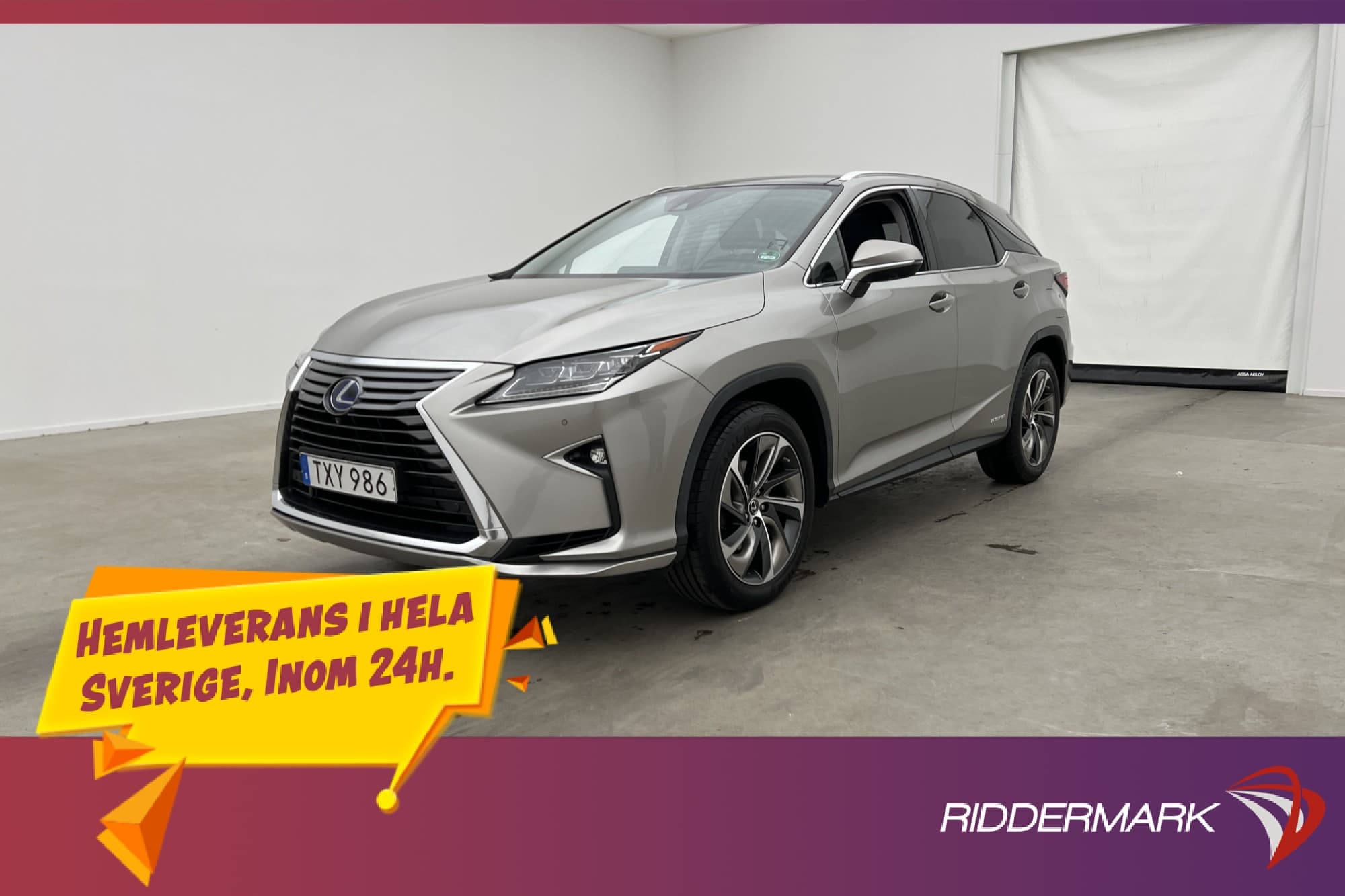 Lexus RX 450h Skinn Mark-Levinson 360° Pano HuD Kamera Drag