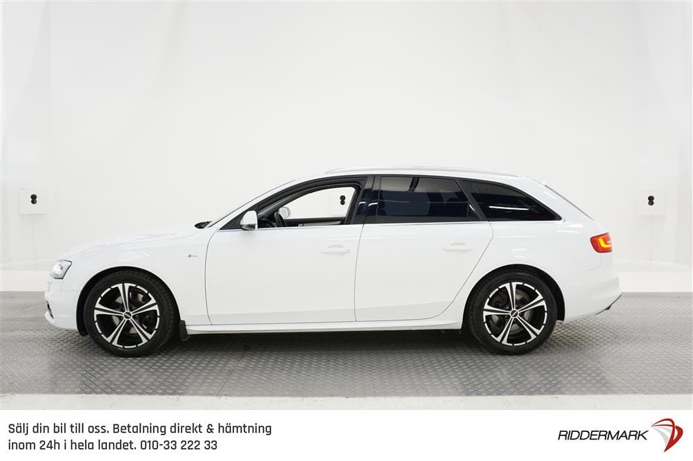 Audi A4 2.0 TDI 190hk Quattro S-Line D-Värm Drag 0,52l/milexteriör