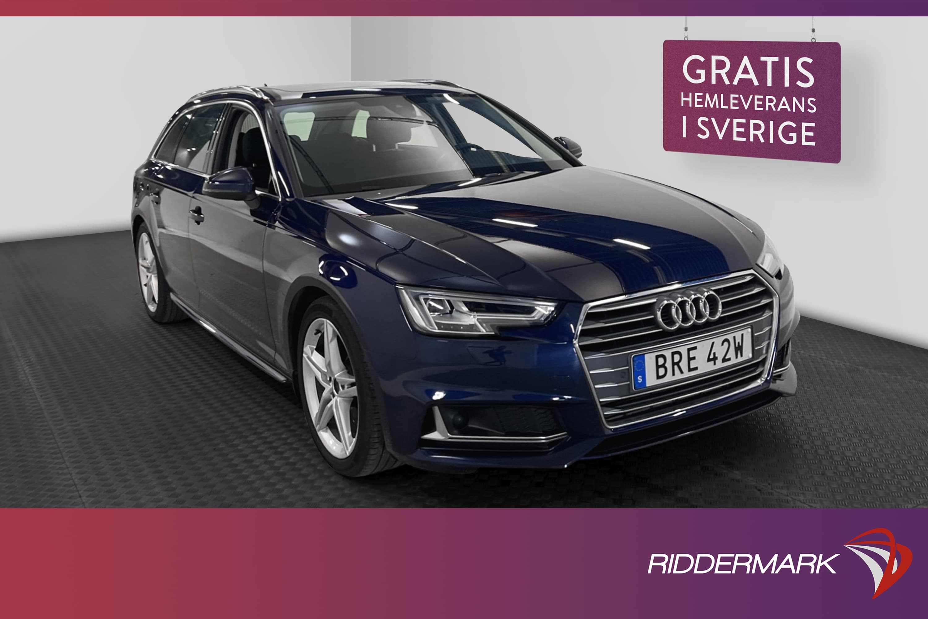 Audi A4 Avant 40 TFSI 190hk Proline Pano Sensorer MOMS