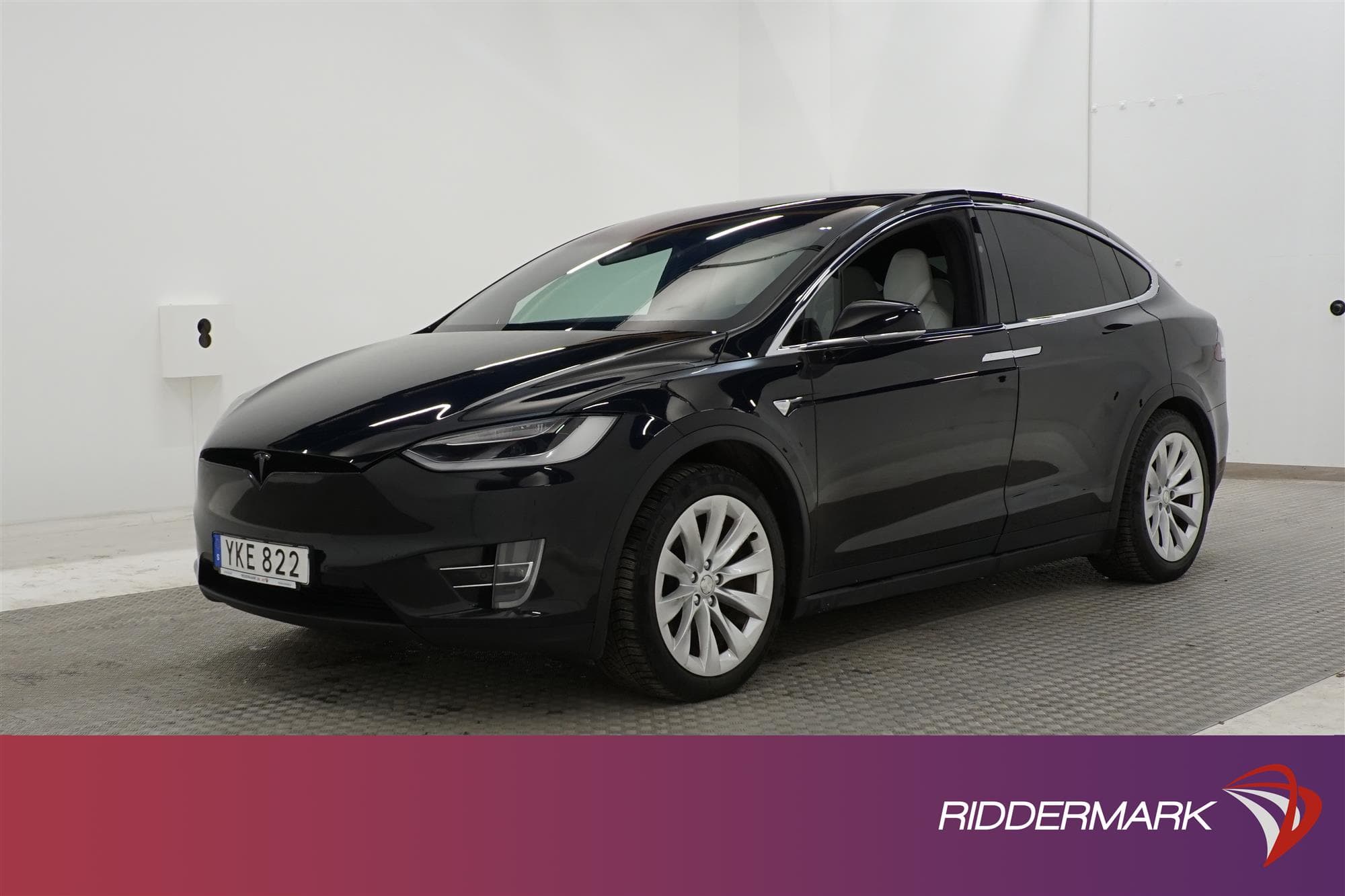 Tesla Model X 100D AWD 423hk Ljus interiör CCS Svensksåld
