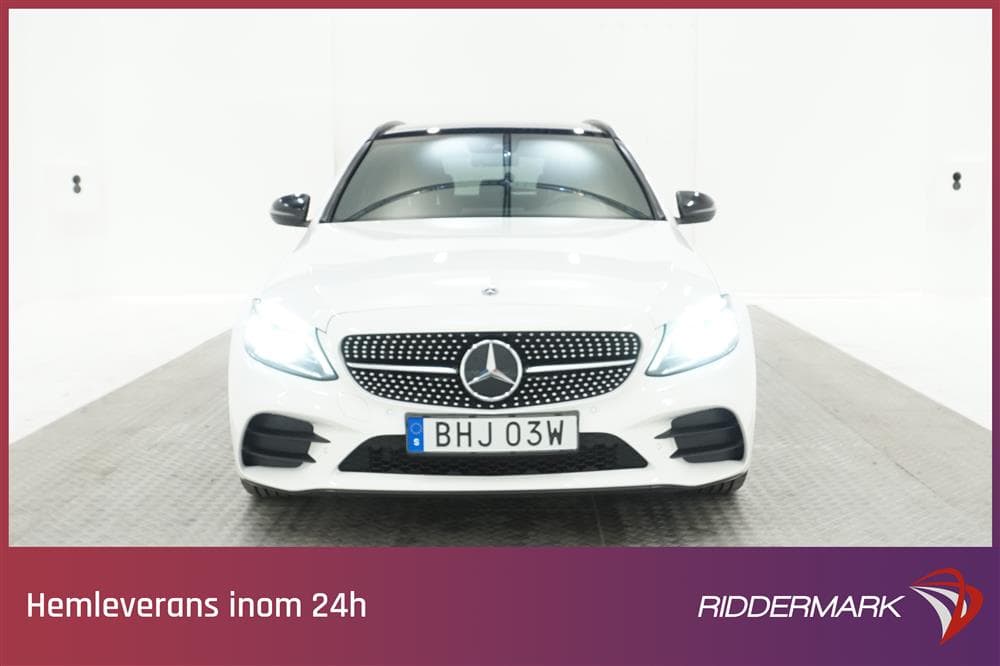 Mercedes-Benz C 200d 160hk AMG Pano Värmare Kamrera Navi