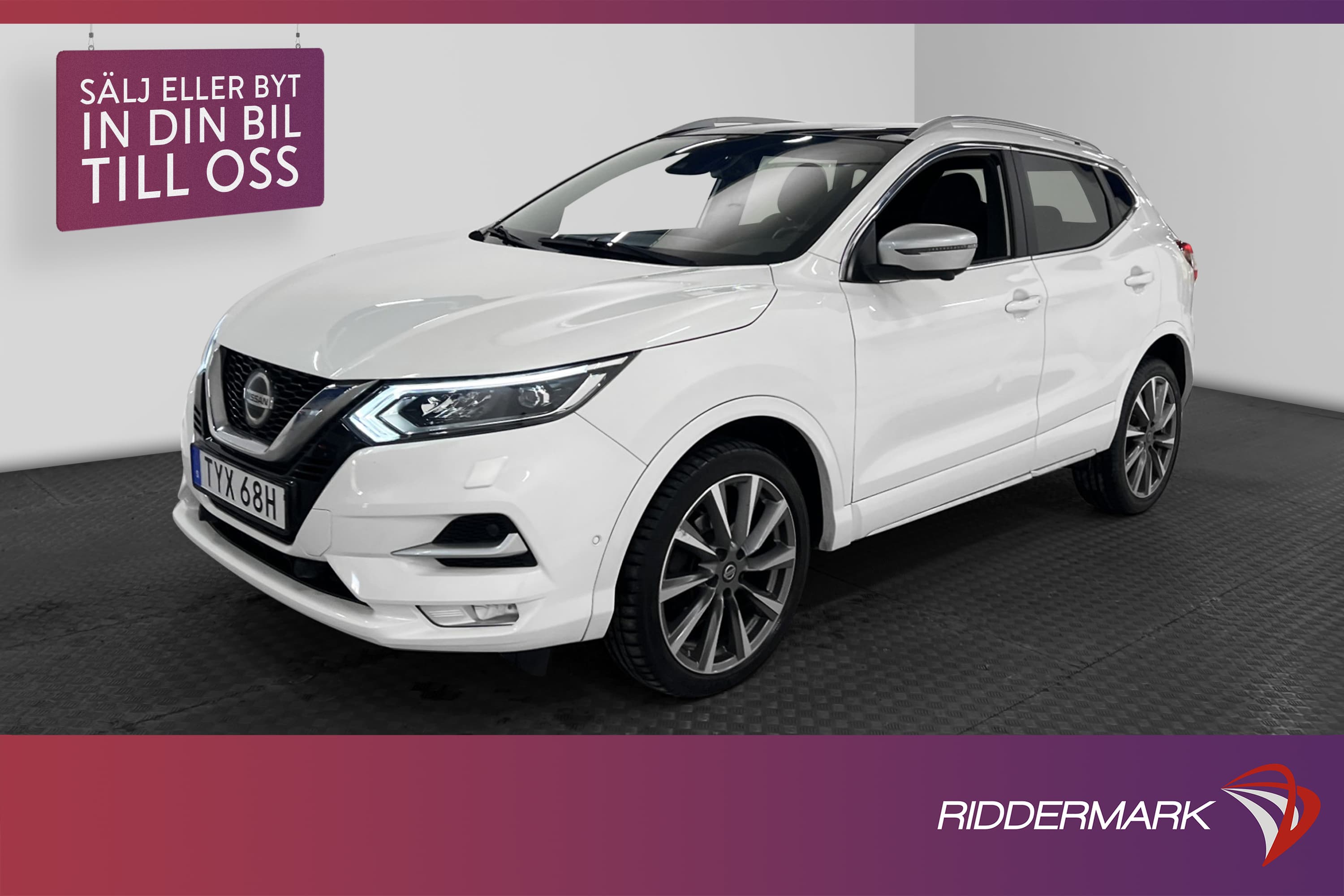 Nissan Qashqai DIG-T 160hk Tekna+ Pano BOSE 360° GPS Välserv